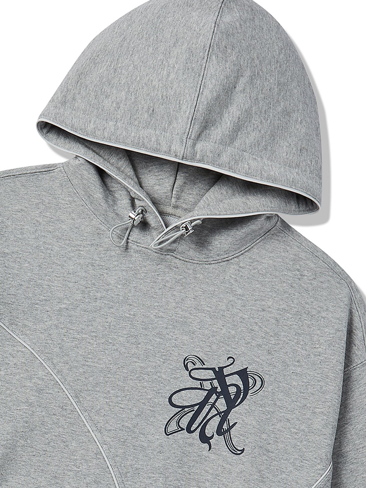 엔와이엑스엑스(NYXX) EMBLEM LINING HOODIE GRAY