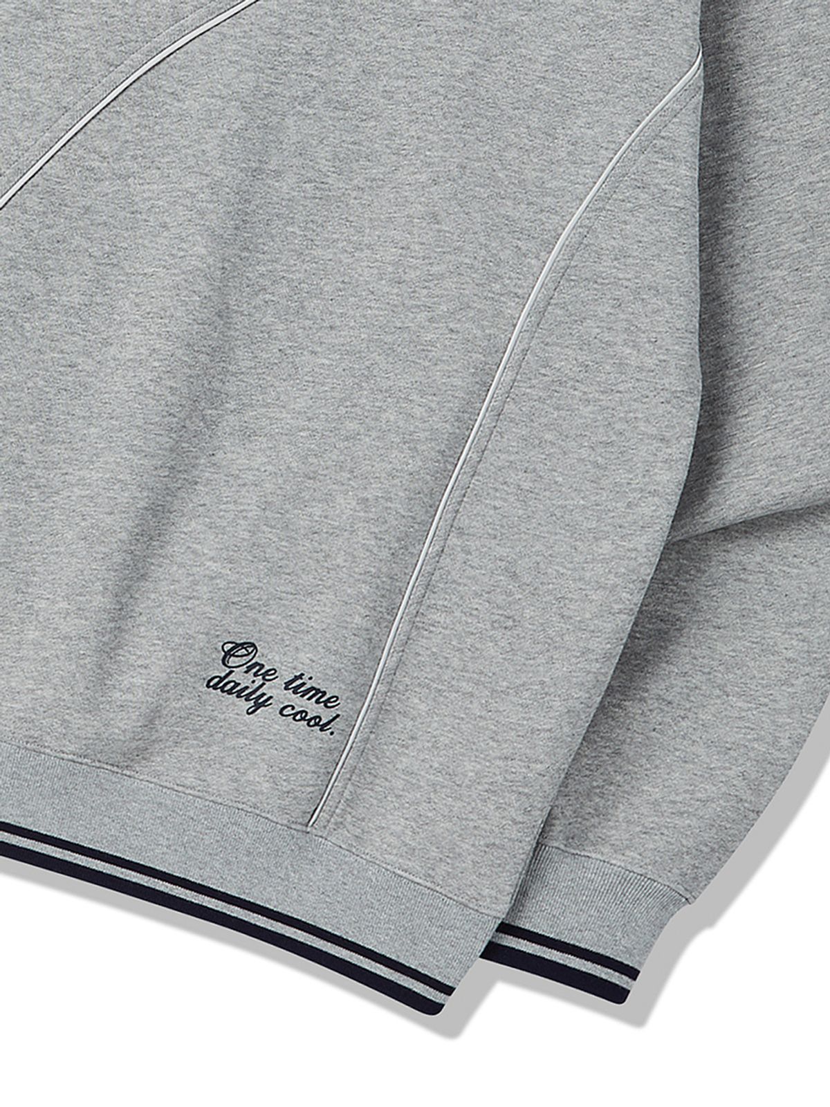 엔와이엑스엑스(NYXX) EMBLEM LINING HOODIE GRAY
