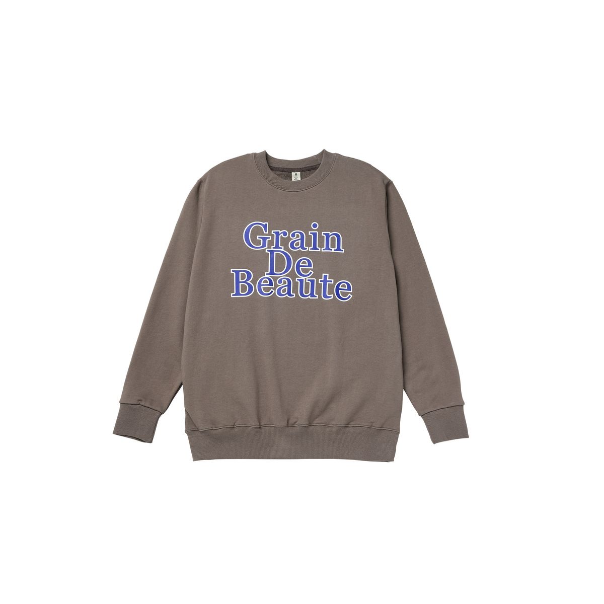 그랭드보떼(GRAIN DE BEAUTE) NEW SIGNATURE SWEAT [CHARCOAL]
