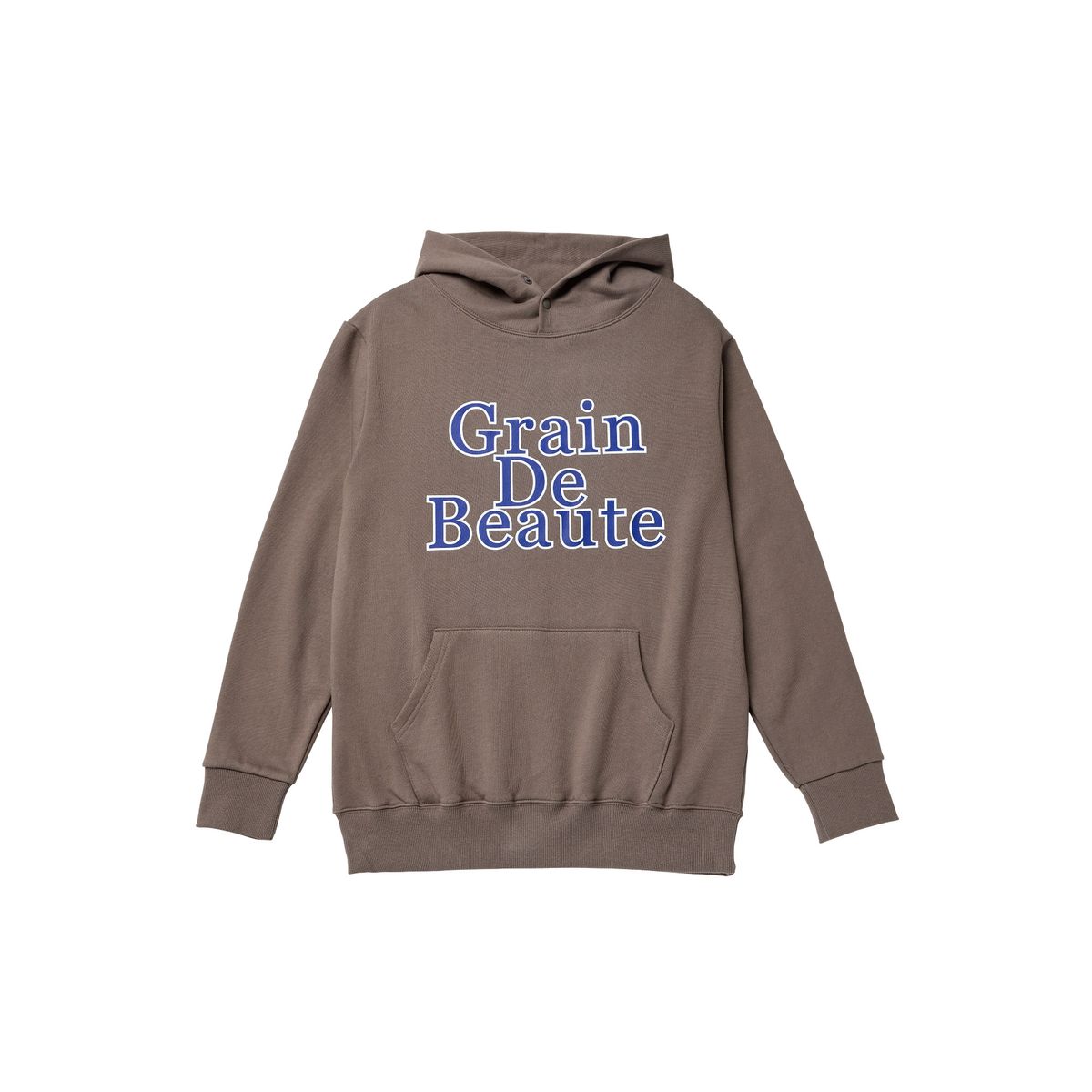 그랭드보떼(GRAIN DE BEAUTE) NEW SIGNATURE HOODY [CHARCOAL]
