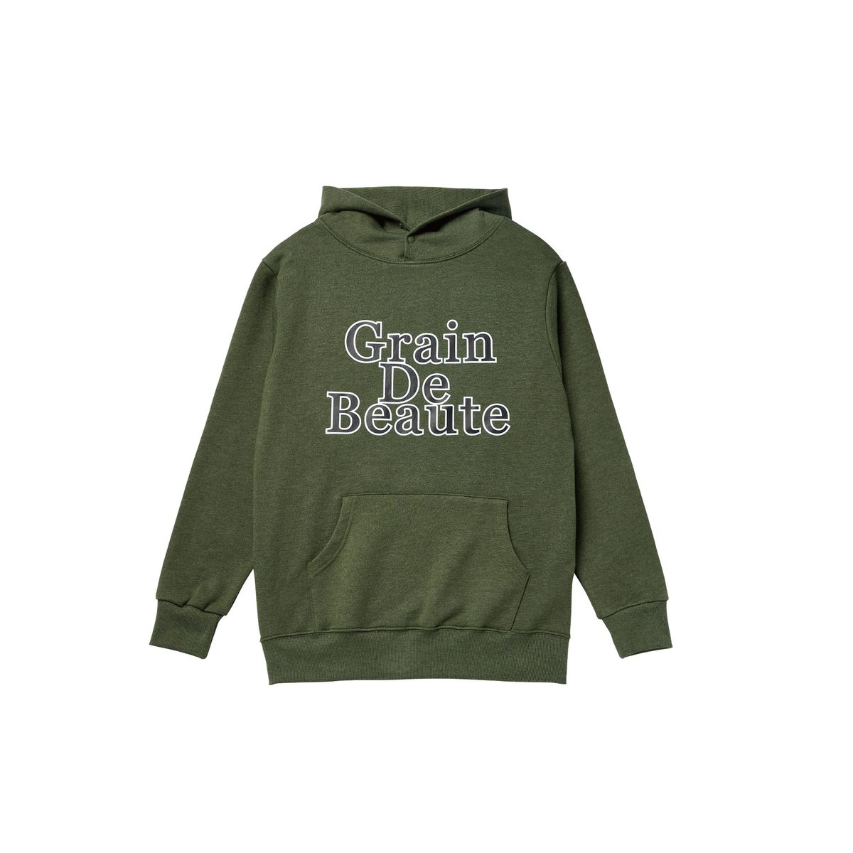 그랭드보떼(GRAIN DE BEAUTE) NEW SIGNATURE HOODY [GREEN]