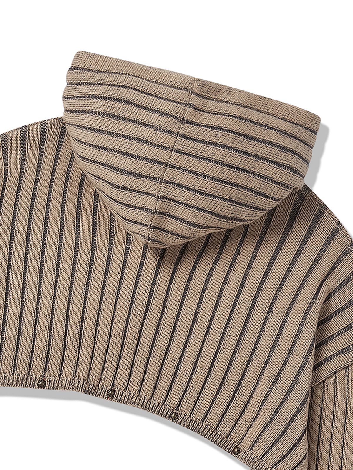 엔와이엑스엑스(NYXX) RIBBED KNIT HOOD BOLERO BEIGE