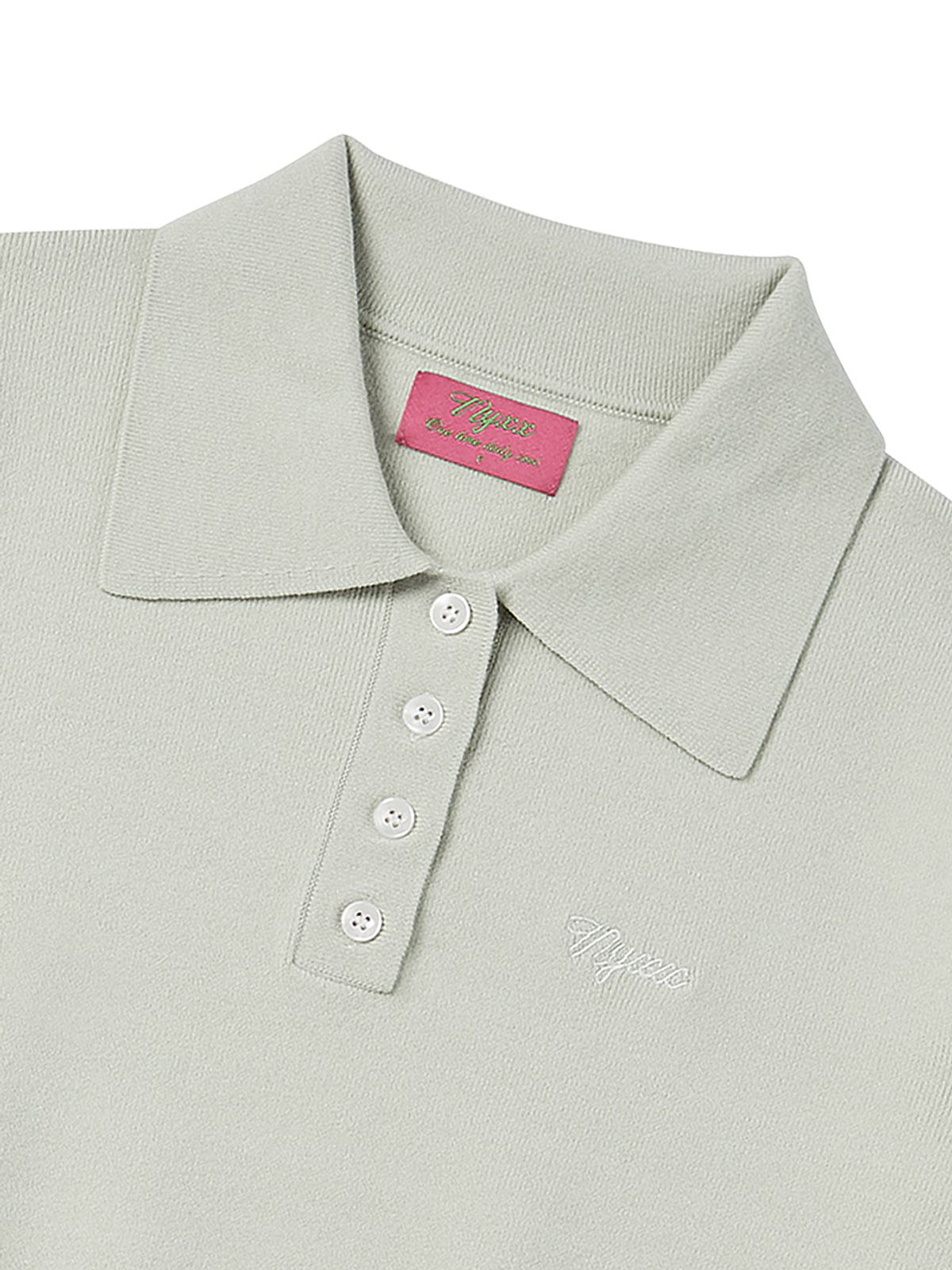엔와이엑스엑스(NYXX) BASIC KNITTED POLO SHIRT BEIGE