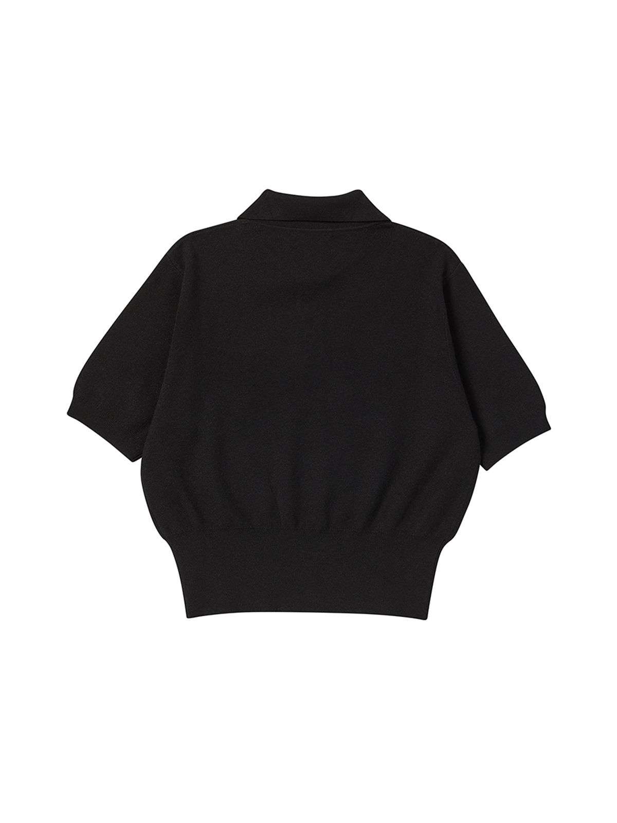 엔와이엑스엑스(NYXX) BASIC KNITTED POLO SHIRT BLACK