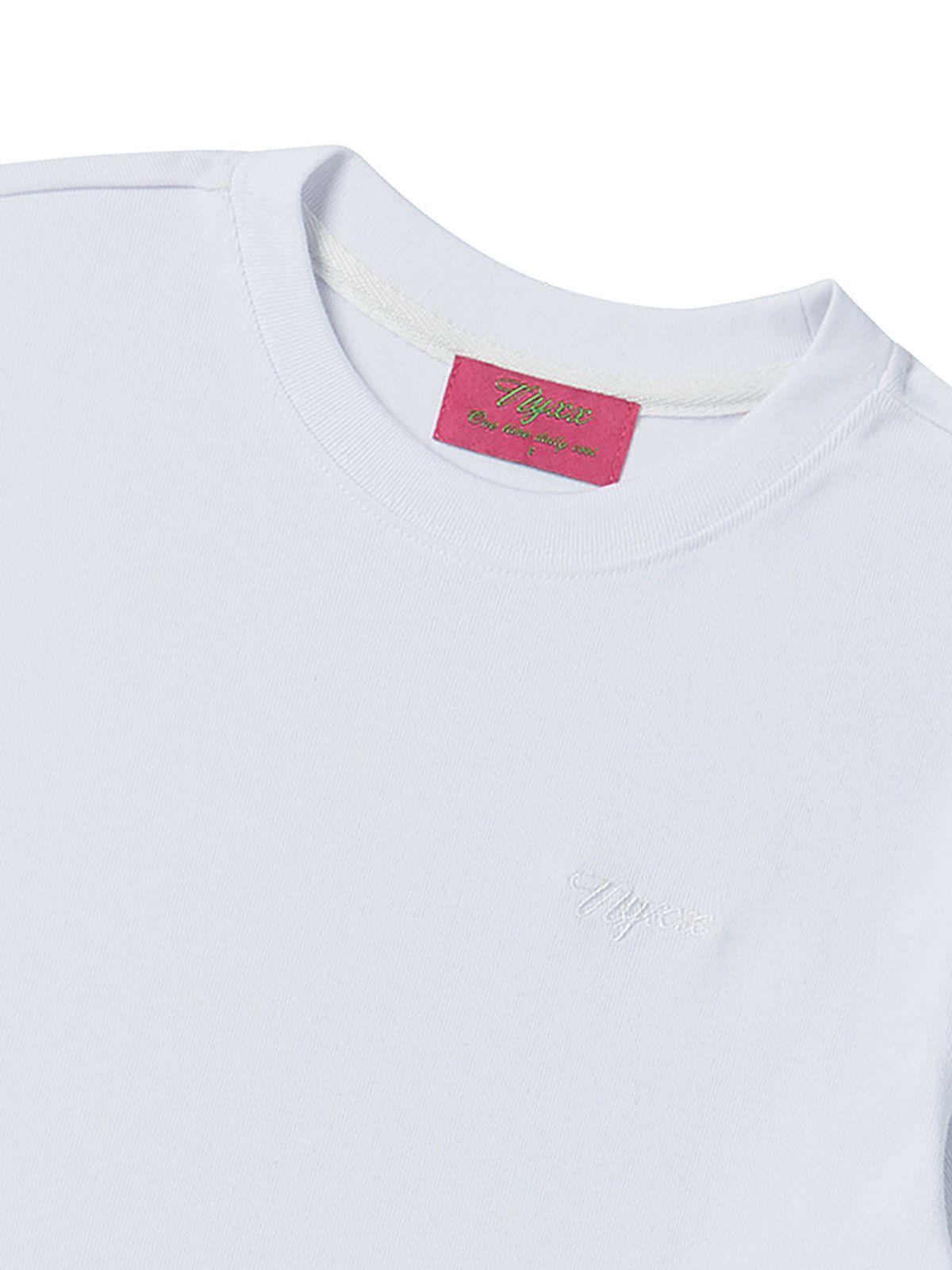 엔와이엑스엑스(NYXX) BASIC FITTED TEE WHITE