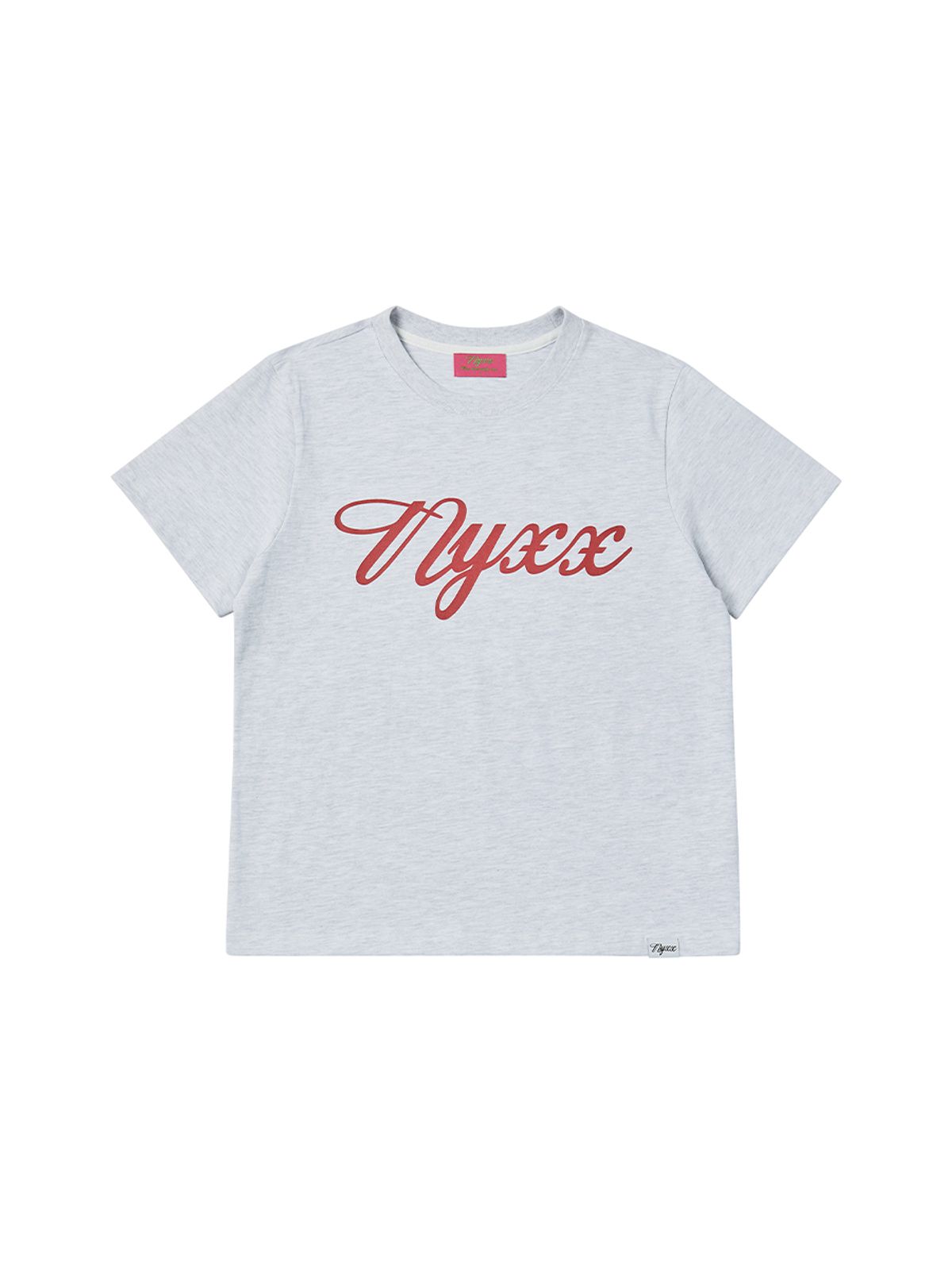 엔와이엑스엑스(NYXX) BASIC LOGO TEE HEATHER GRAY
