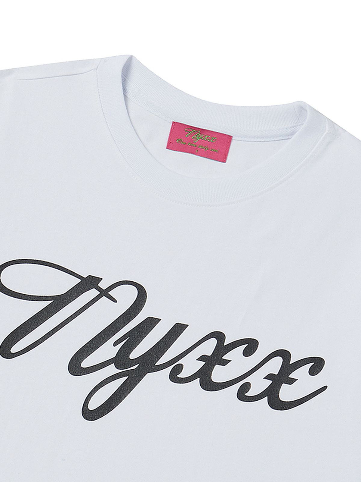 엔와이엑스엑스(NYXX) BASIC LOGO TEE WHITE