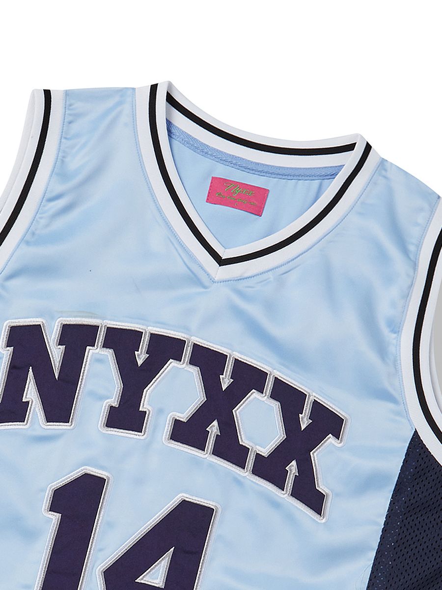 MUSINSA公式 | NYXX TEAM NYX BASKETBALL SLEEVELESS LIGHT BLUE