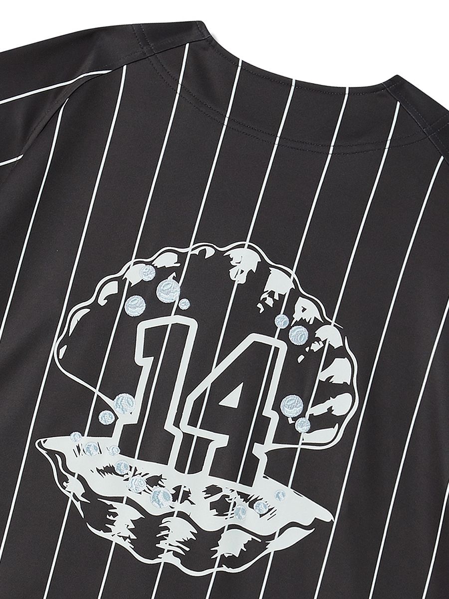 ★2025SS新作★NYXX★TOUGH BEAR BASEBALL JESEY MUSINSA | NYXX TEAM NYX BASEBALL JERSEY BLACK