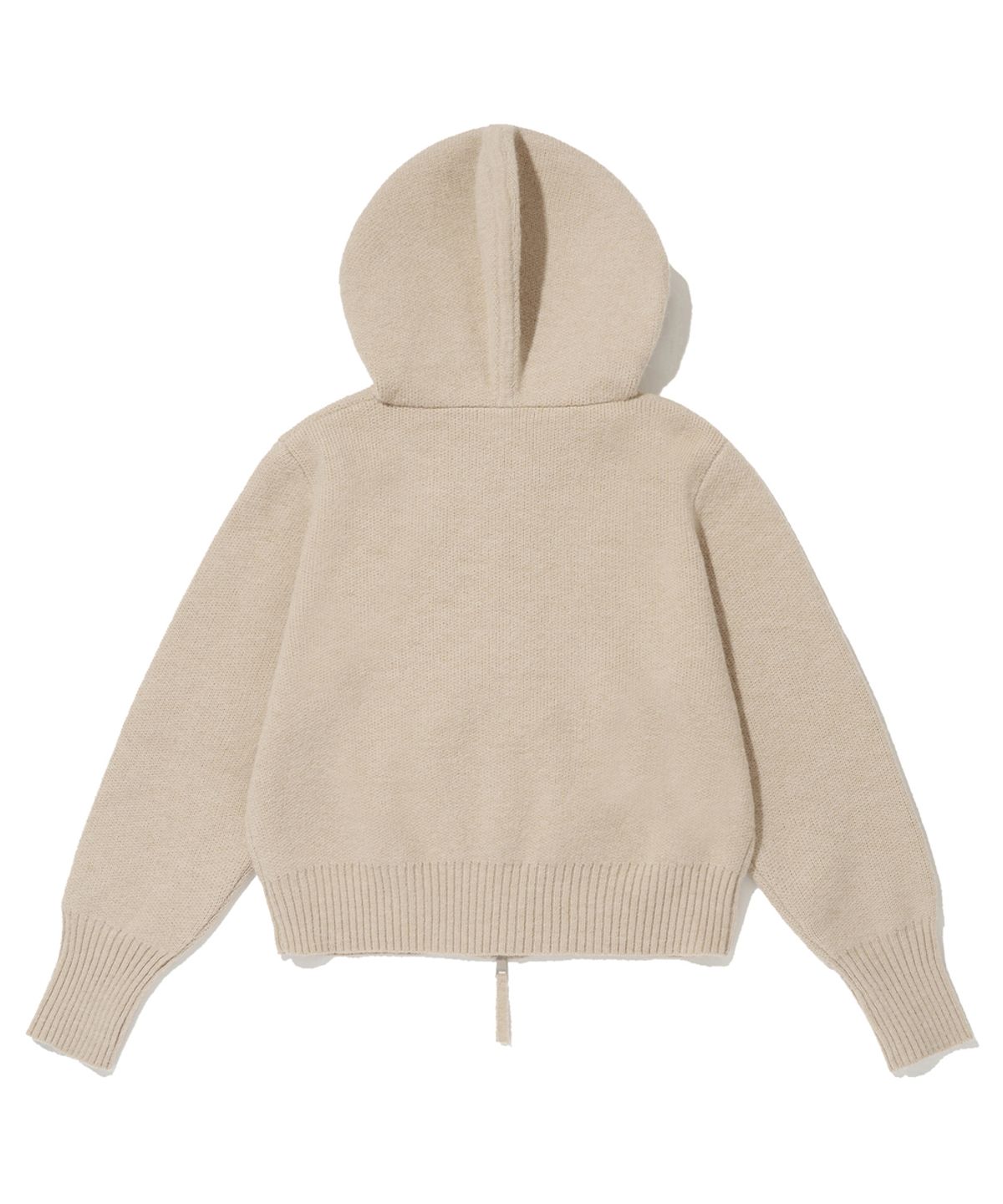 누프에블루(NEUFETBLEU) NEB knit hoody zipup (beige)