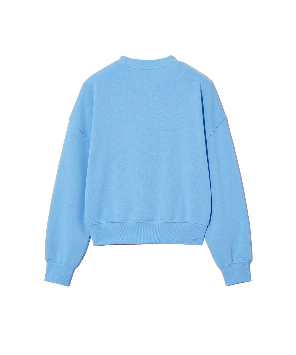 예일(YALE) WOMENS 2 TONE ARCH CROP SWEATSHIRT PALE BLUE