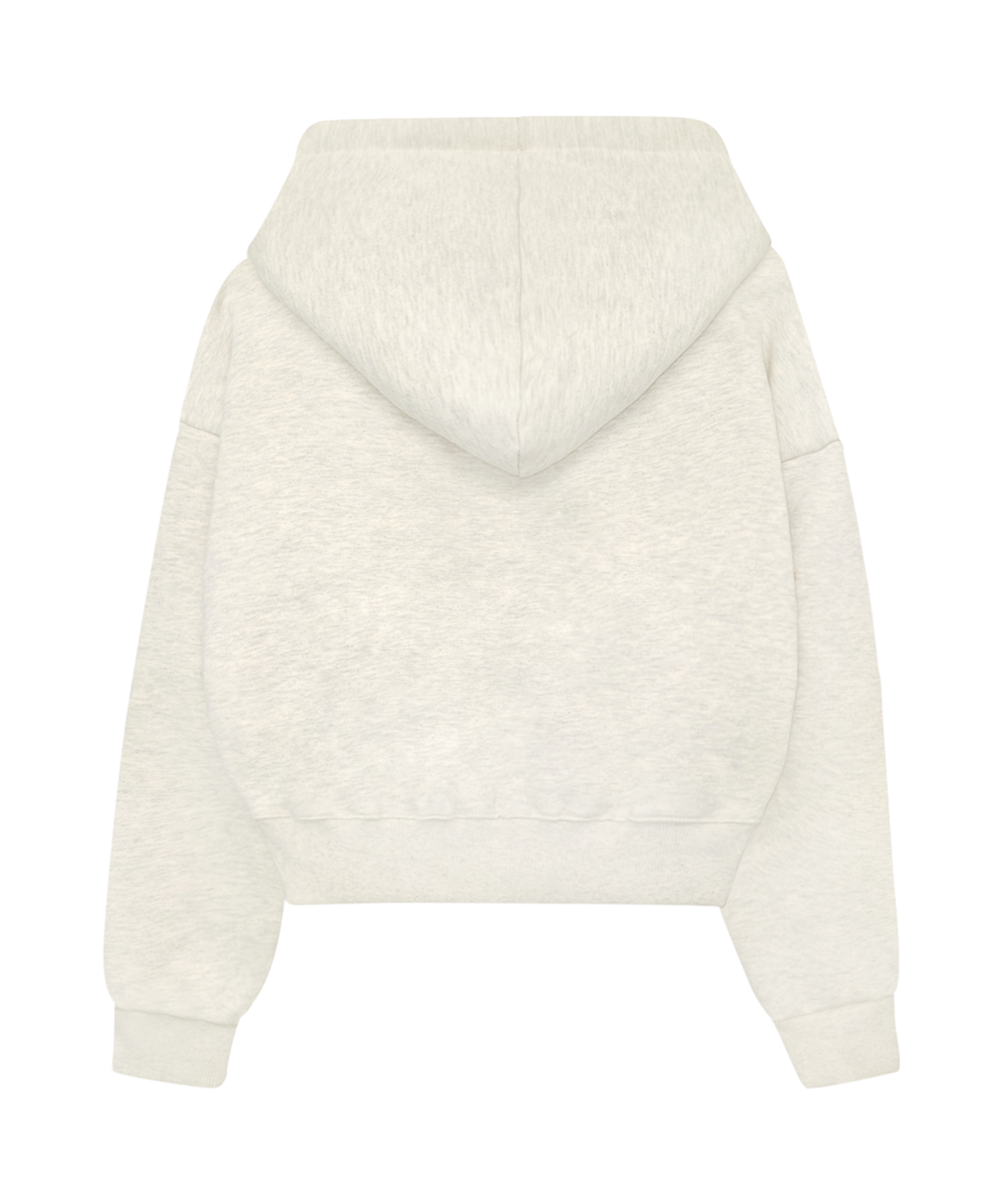 인지액티브(INJIACTIVE) Fleece Cropped ZiP Hoodie 오트밀