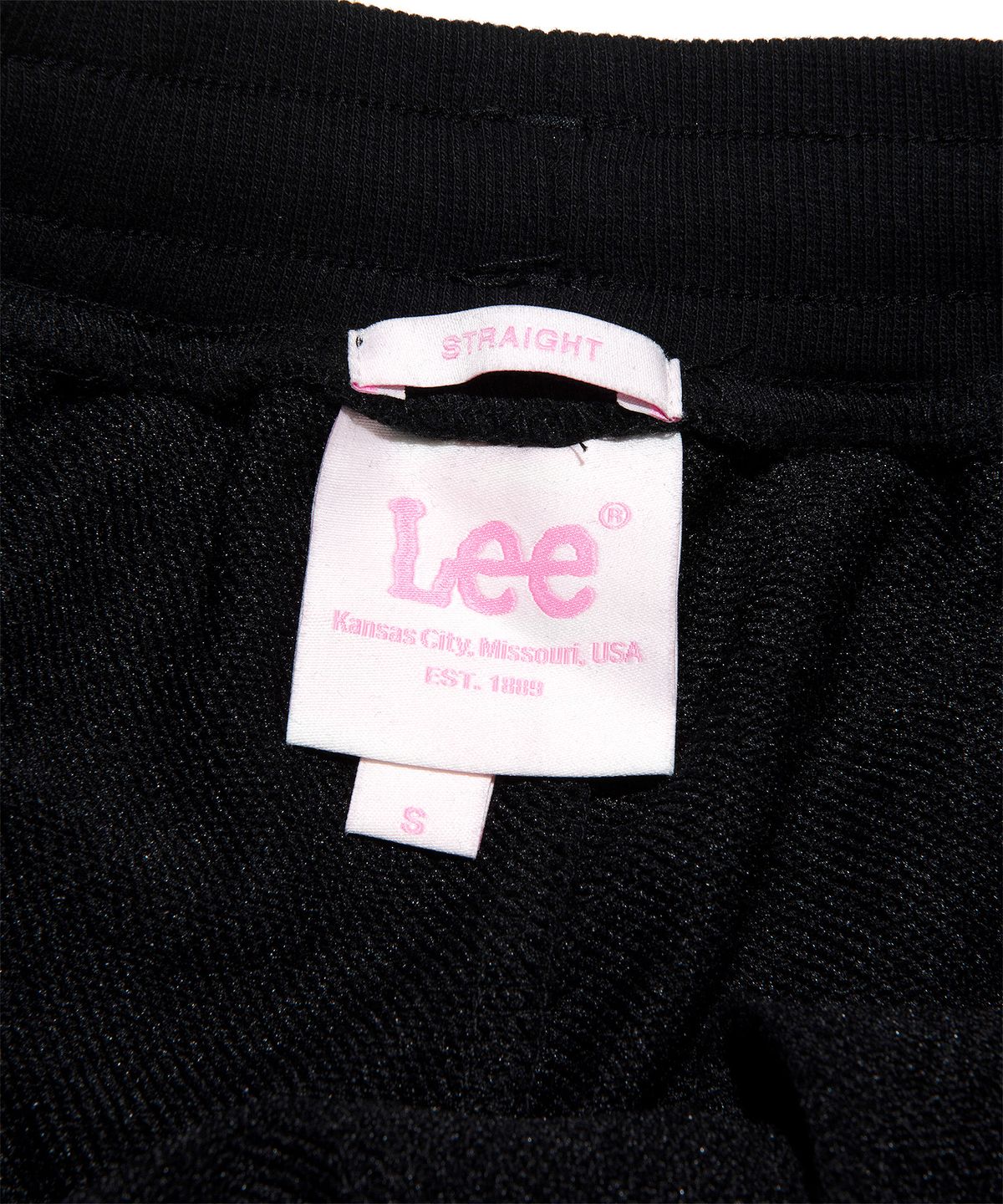 리(LEE) 우먼 스웻 파라슈트 팬츠 블랙