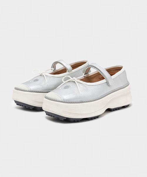 MUSINSA公式 | flct Glow platform mary jane_Silver