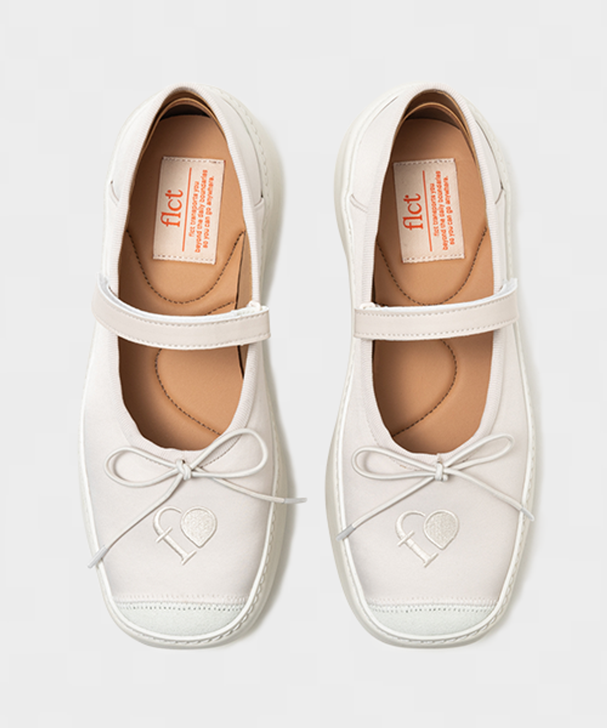 플러피시트러스(FLCT) Glow platform mary jane_Glow beige