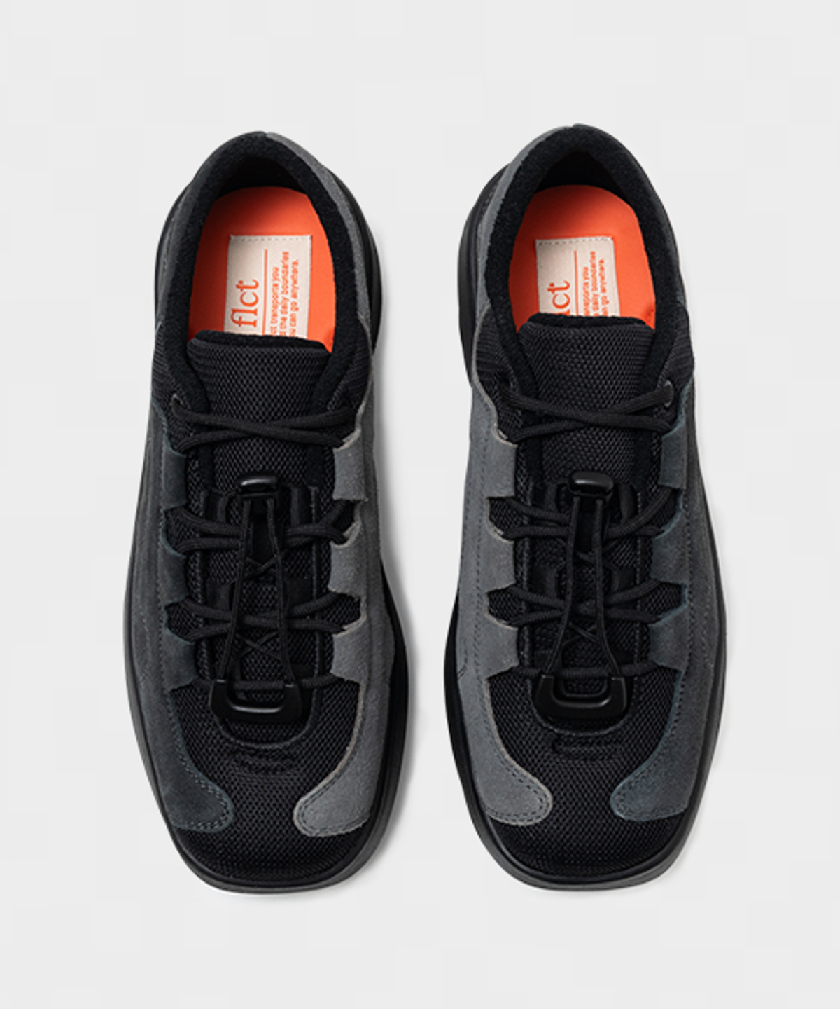 플러피시트러스(FLCT) Hazy platform sneakers_Deep Charcoal