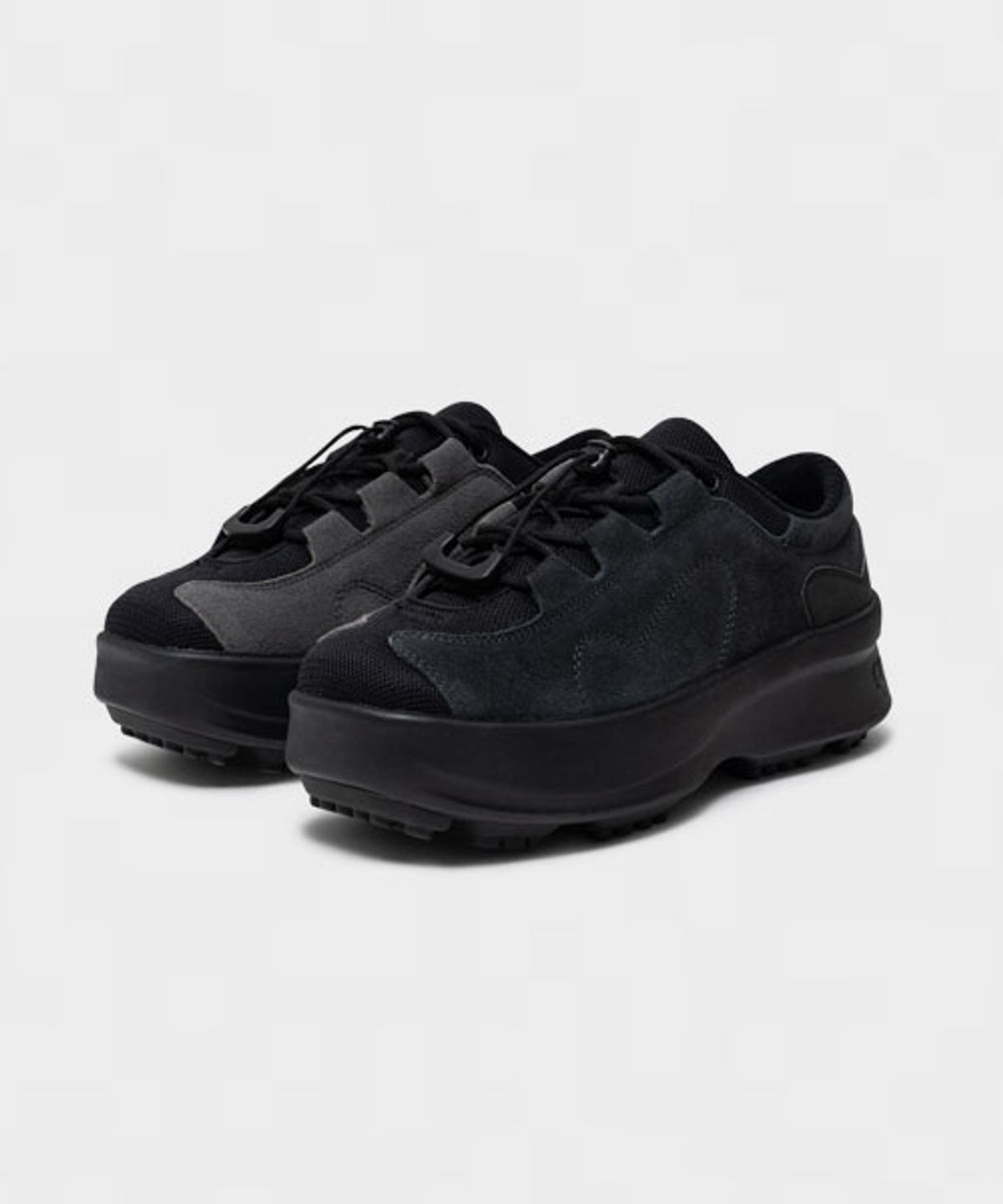 플러피시트러스(FLCT) Hazy platform sneakers_Deep Charcoal