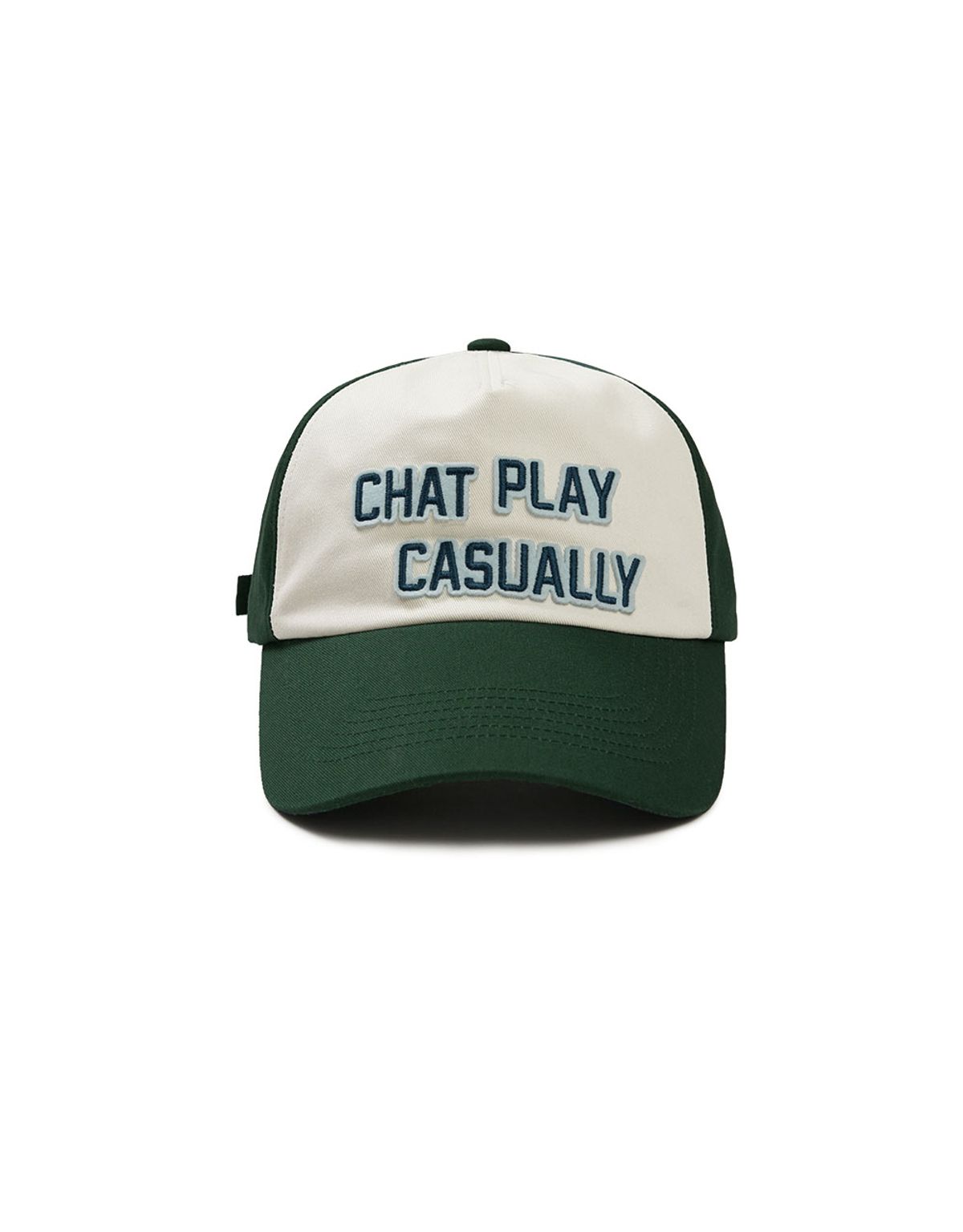 엠엠엘지(MMLG) [Mmlg] CPC COLOR BLOCK COTTON CAP (IVORY / GREEN)