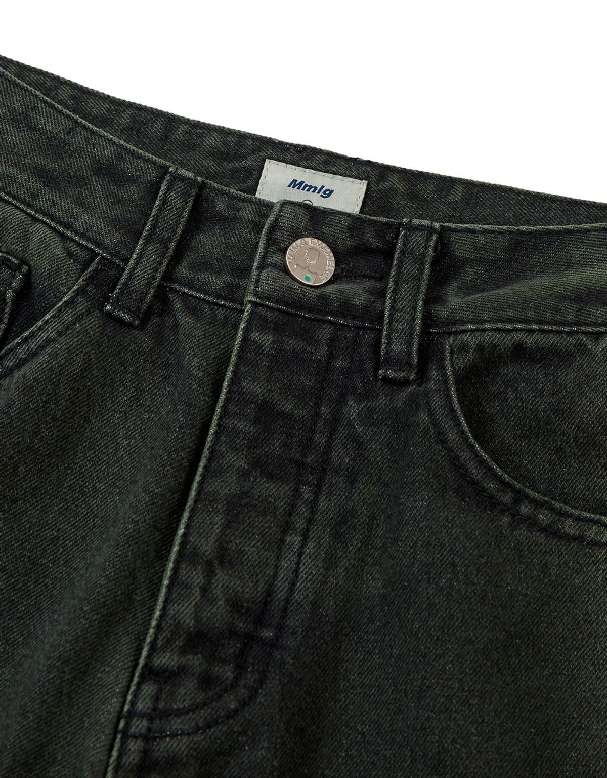 엠엠엘지(MMLG) [Mmlg] WASHED DENIM PANTS (WASHED KHAKI)