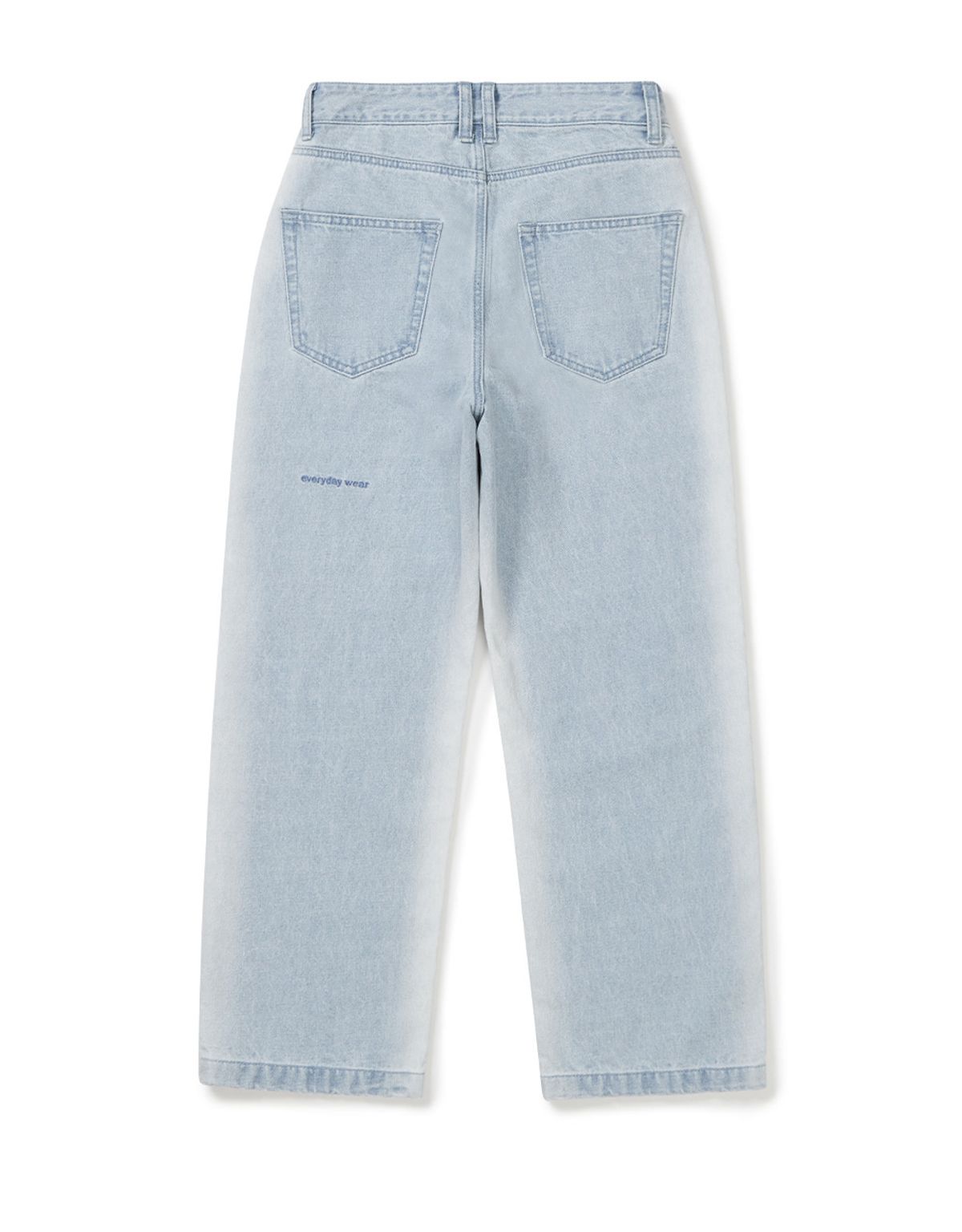 엠엠엘지(MMLG) [Mmlg] WASHED DENIM PANTS (WASHED BLUE)
