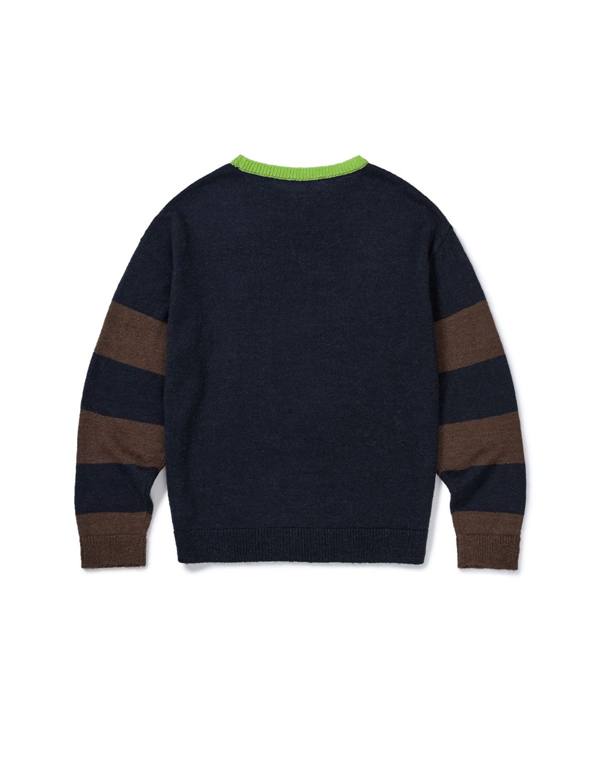 엠엠엘지(MMLG) [Mmlg] STRIPE KNIT (NAVY)