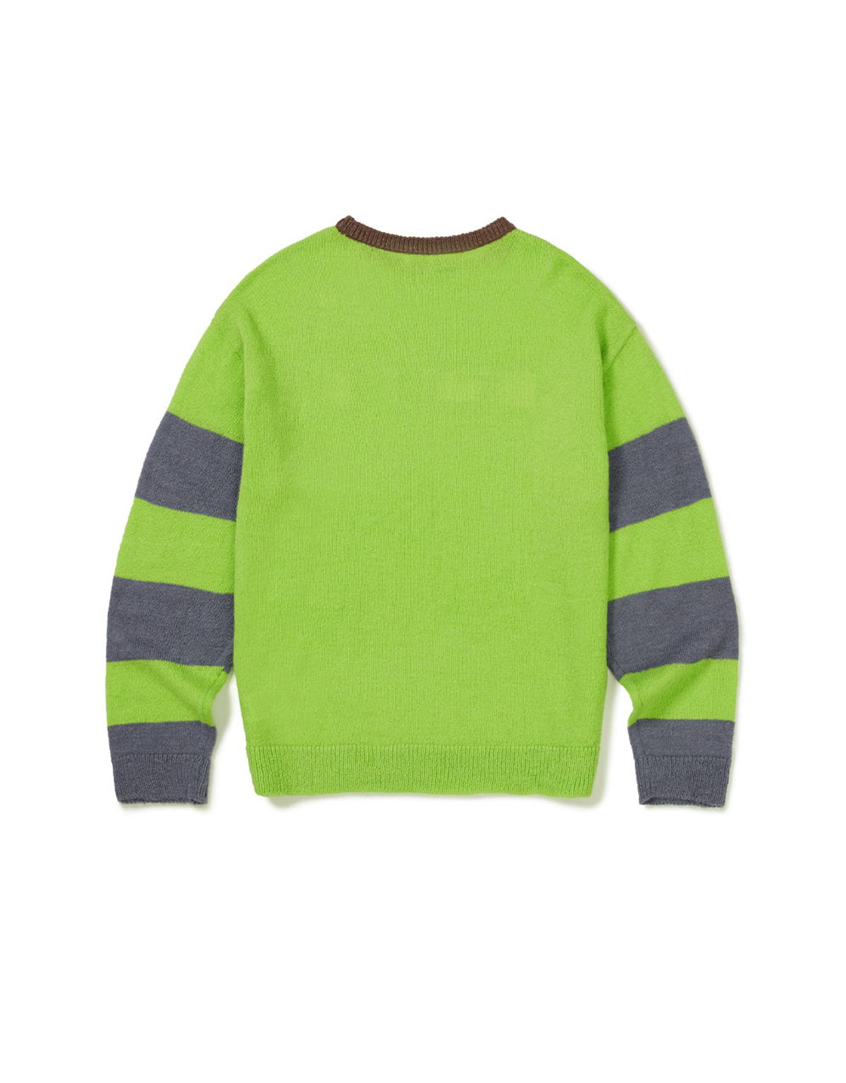 엠엠엘지(MMLG) [Mmlg] STRIPE KNIT (GREEN)