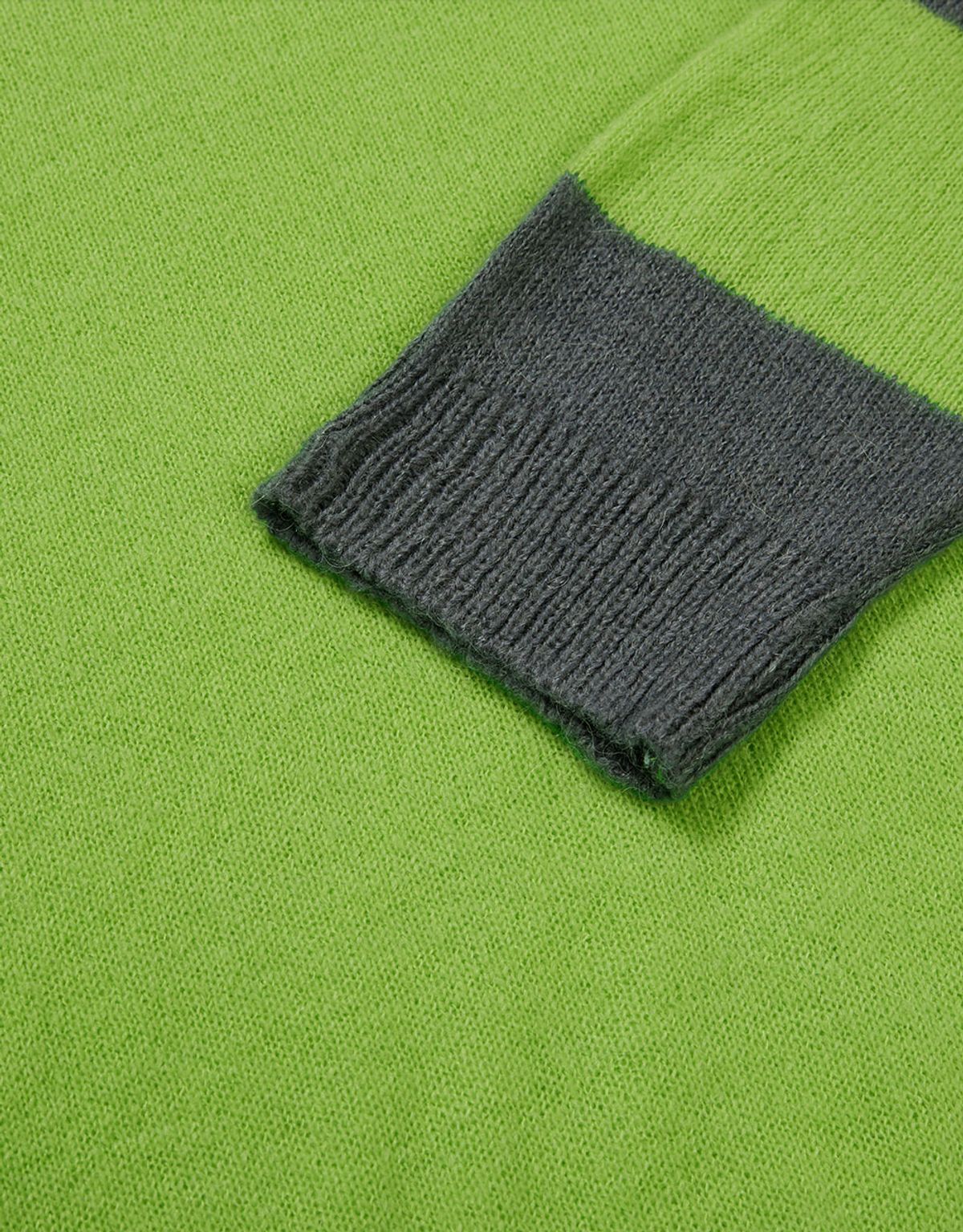 엠엠엘지(MMLG) [Mmlg] STRIPE KNIT (GREEN)