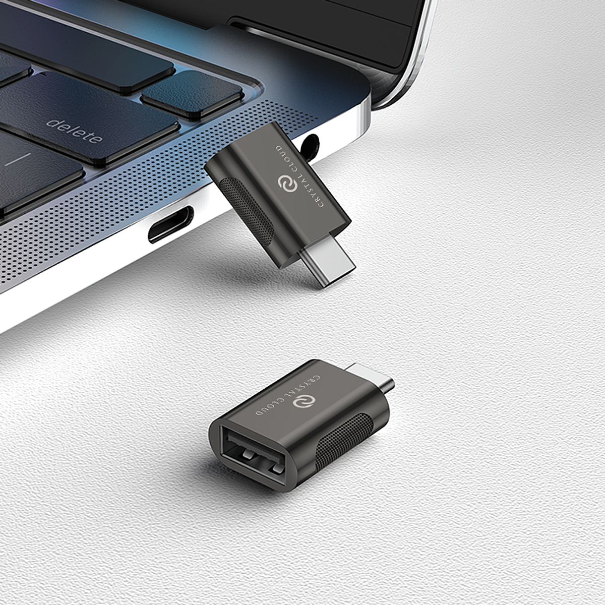 크리스탈클라우드(CRYSTAL CLOUD) USB-A to C OTG 젠더