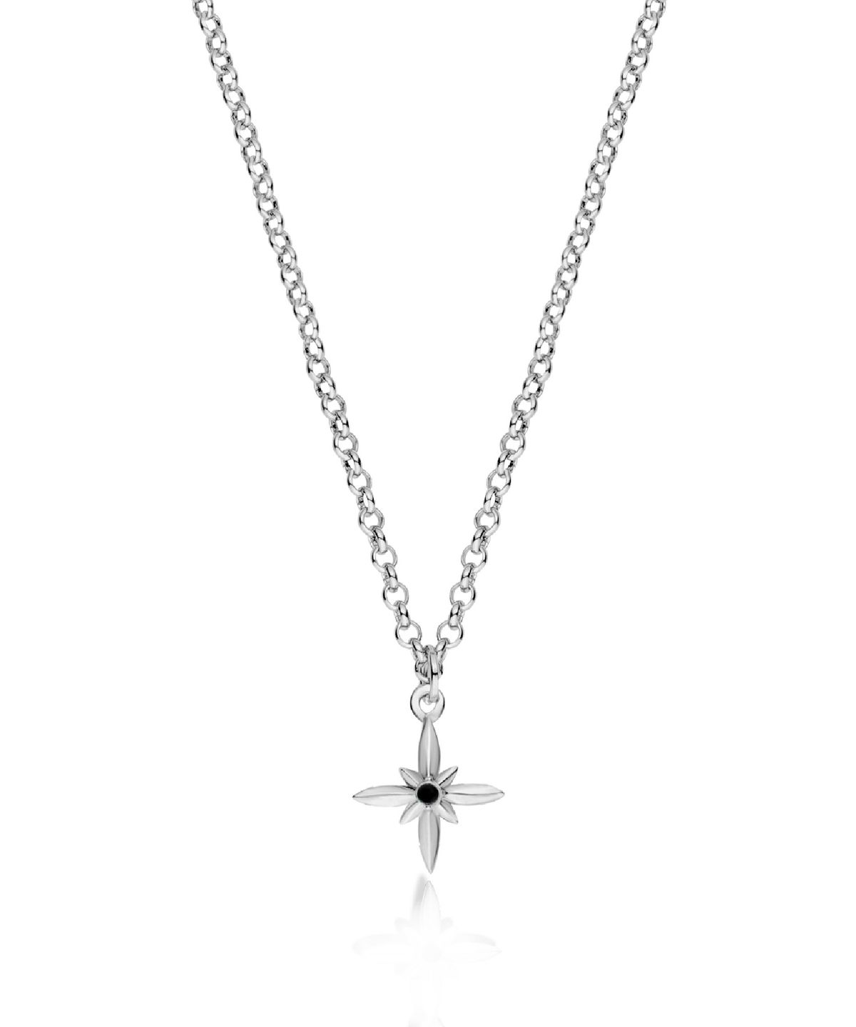 에이지47(AG47) i need. Necklace-16 Black Cubic Flower