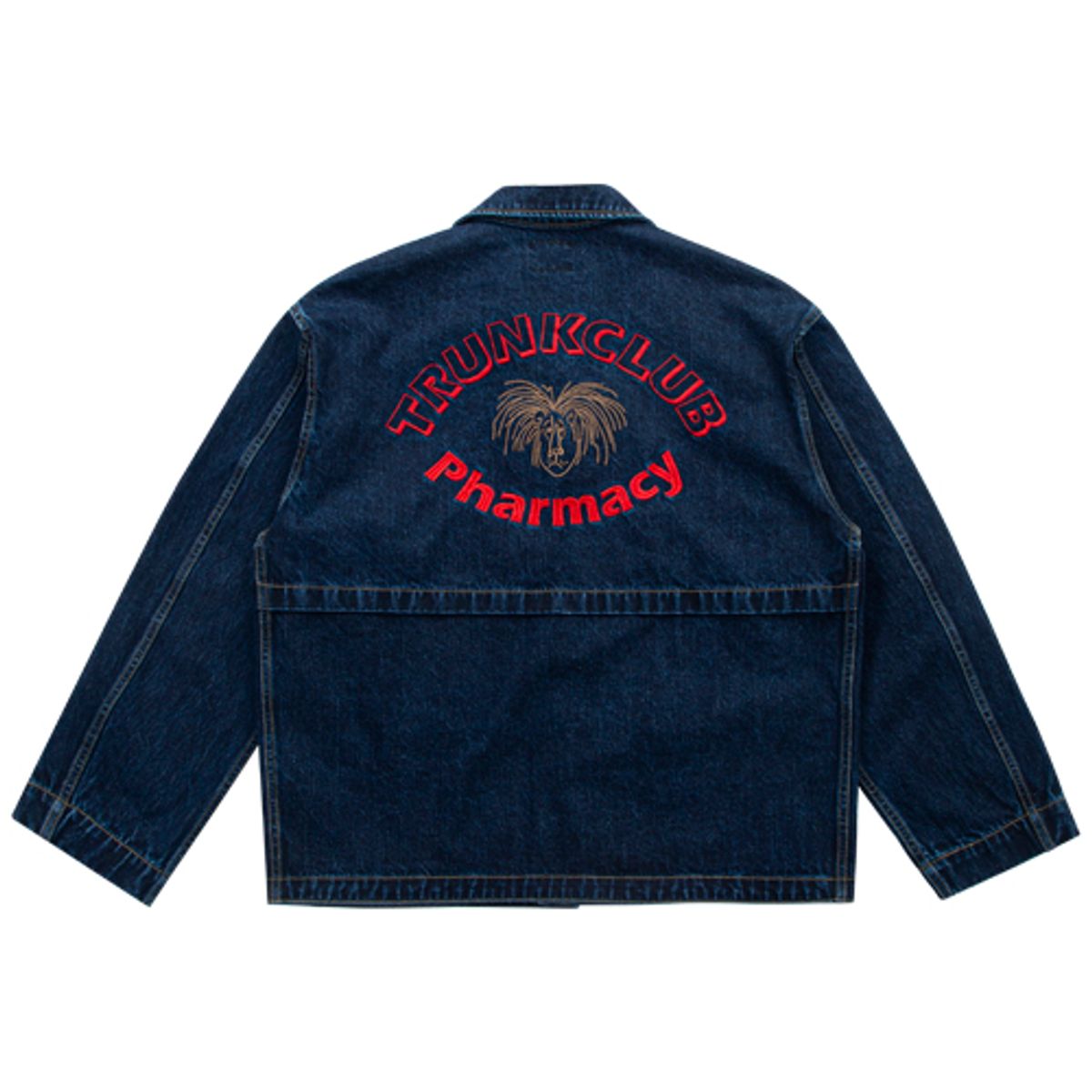 아웃 오브 트렁크(OUT OF TRUNK) TRUNK Pharmacy Embroidered Denim Jacket