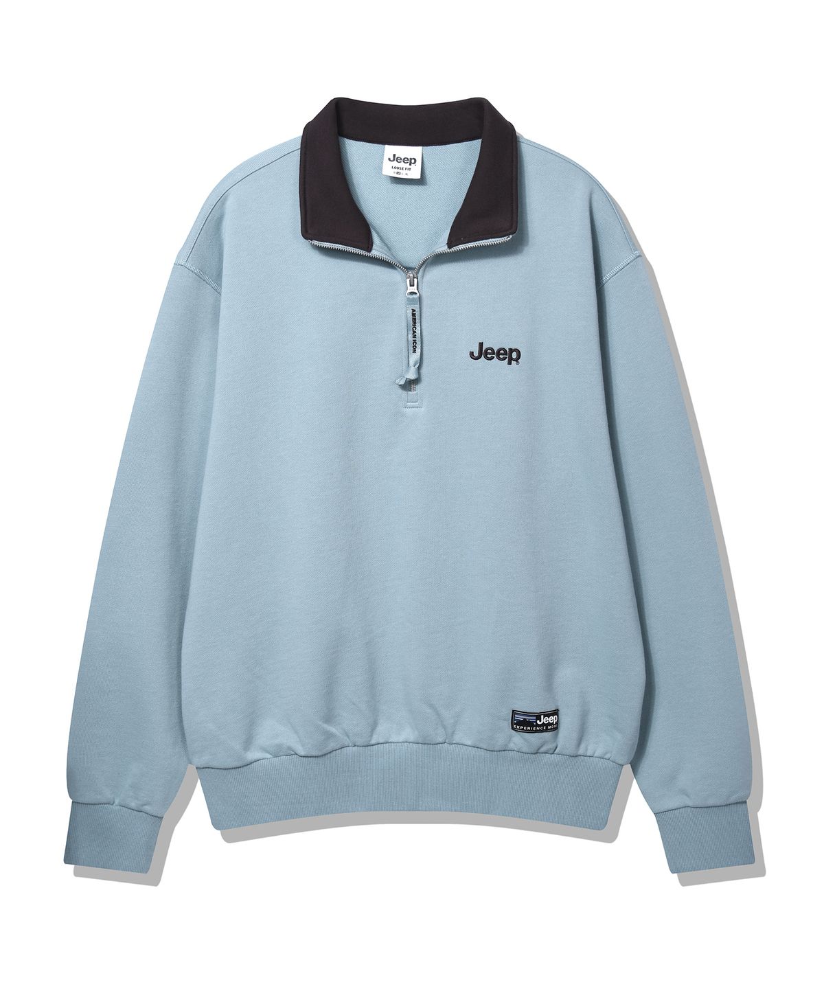 지프(JEEP) [360g] M-Logo 반집업 맨투맨 (JQ5TSU839SB)