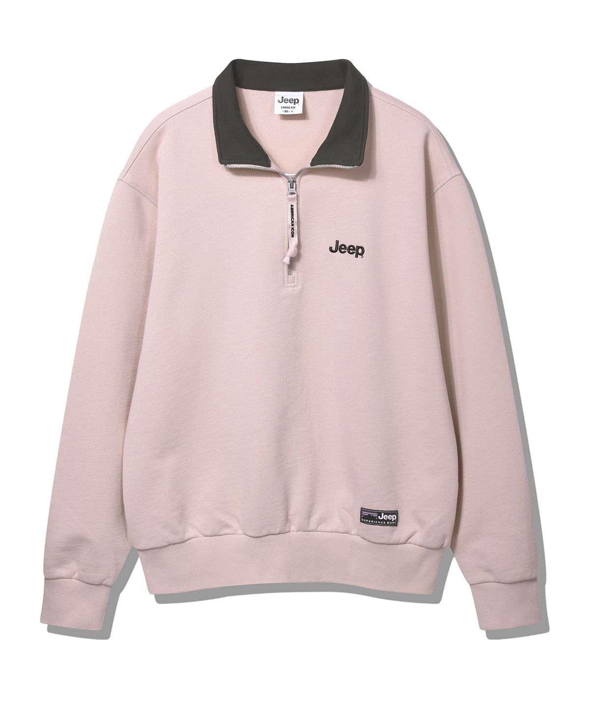 지프(JEEP) [360g] M-Logo 반집업 맨투맨 (JQ5TSU839LP)