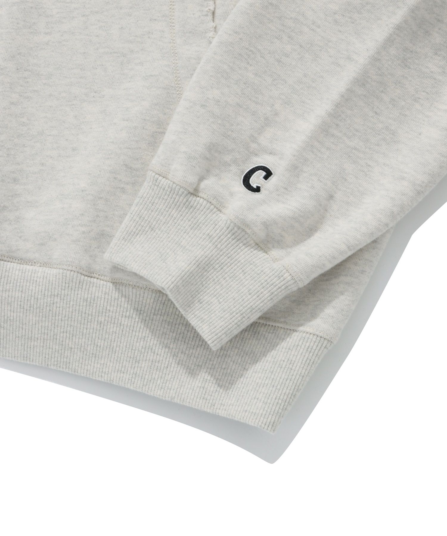 スウェット・トレーナー COVERNAT Damage Half Zip-Up Man to Man Oatmeal MUSINSA | COVERNAT Damage half zip-up sweatshirt oatmeal