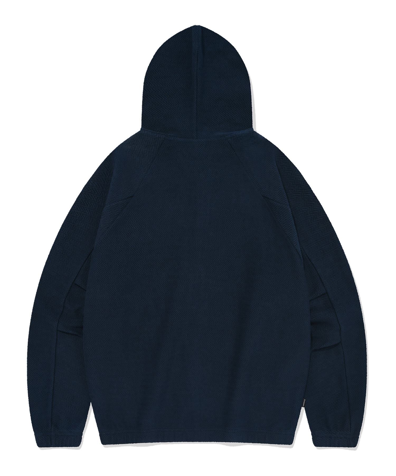 パーカー・フーディ COVERNAT Herringbone hoodie zip-up navy MUSINSA | COVERNAT Herringbone hoodie zip-up navy