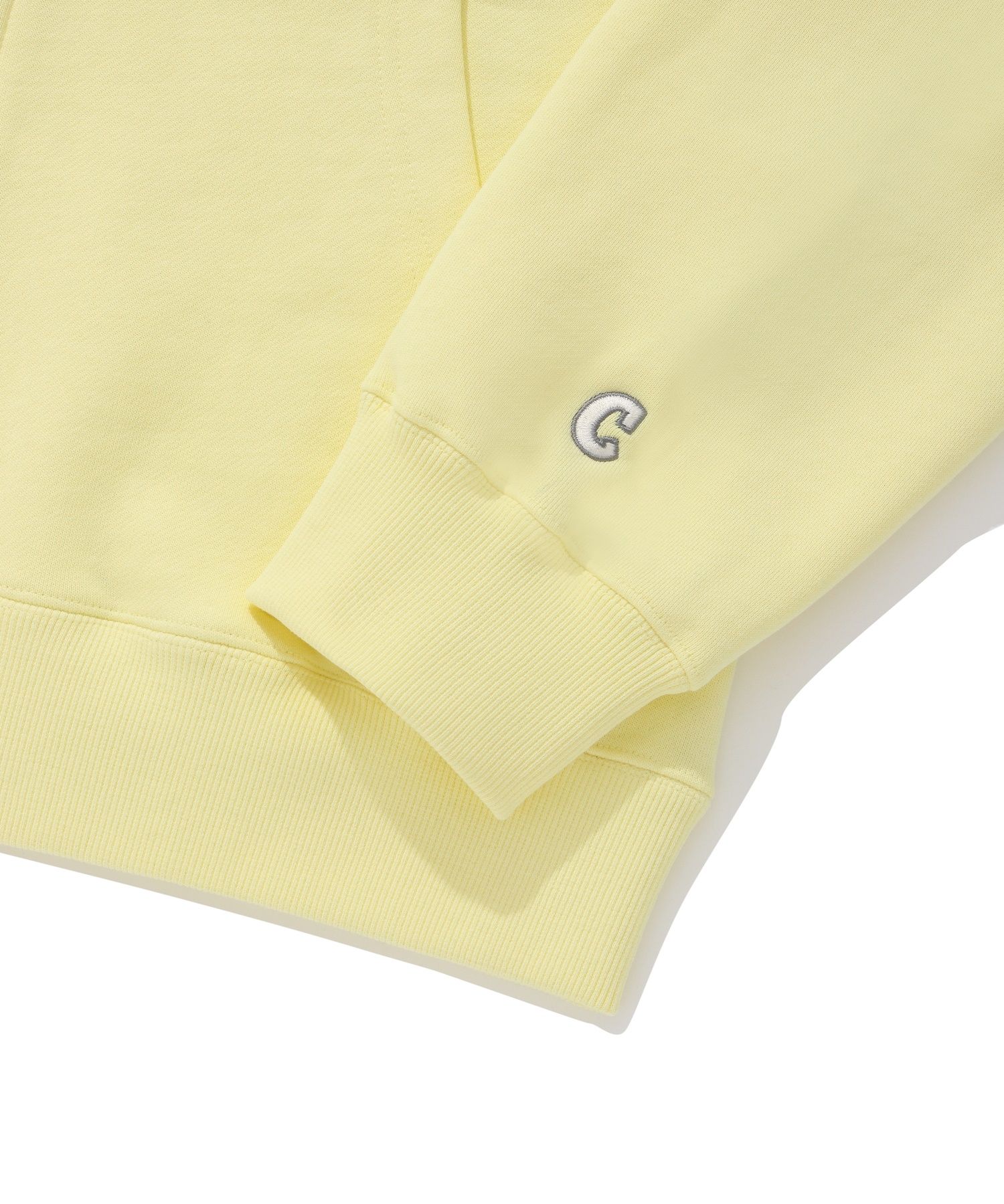 MUSINSA | COVERNAT Small Authentic Hoodie Zip-Up Yellow
