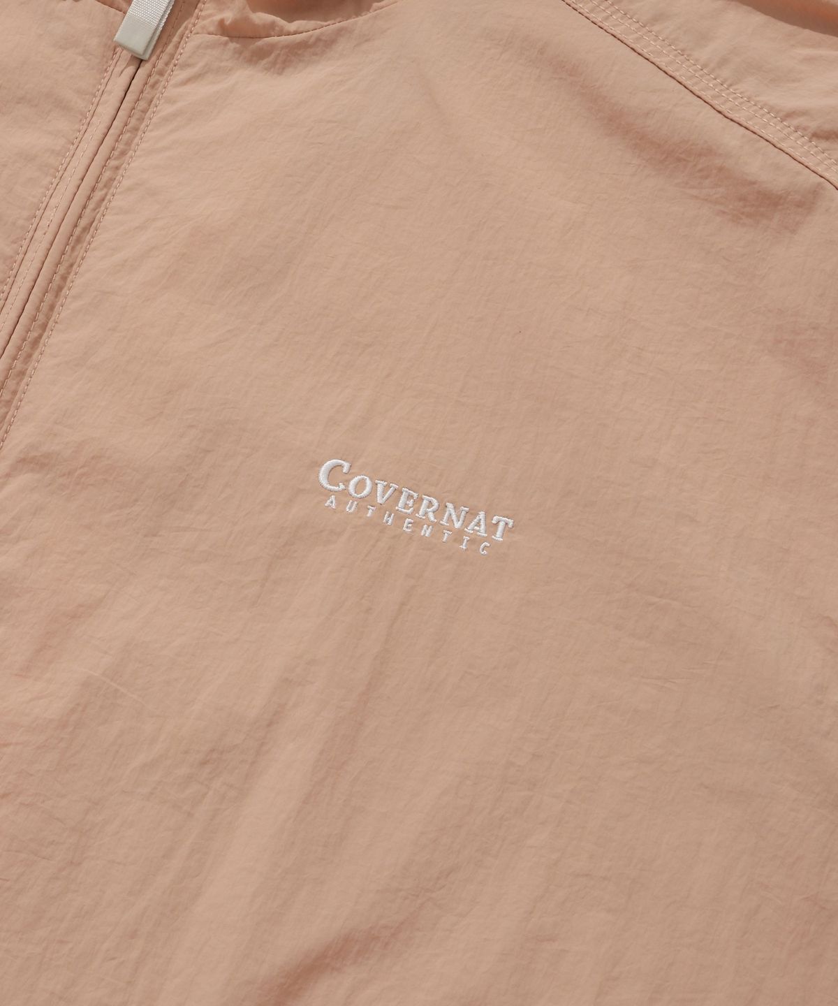 커버낫(COVERNAT) 컴피 나일론 윈드브레이커 점퍼 새먼