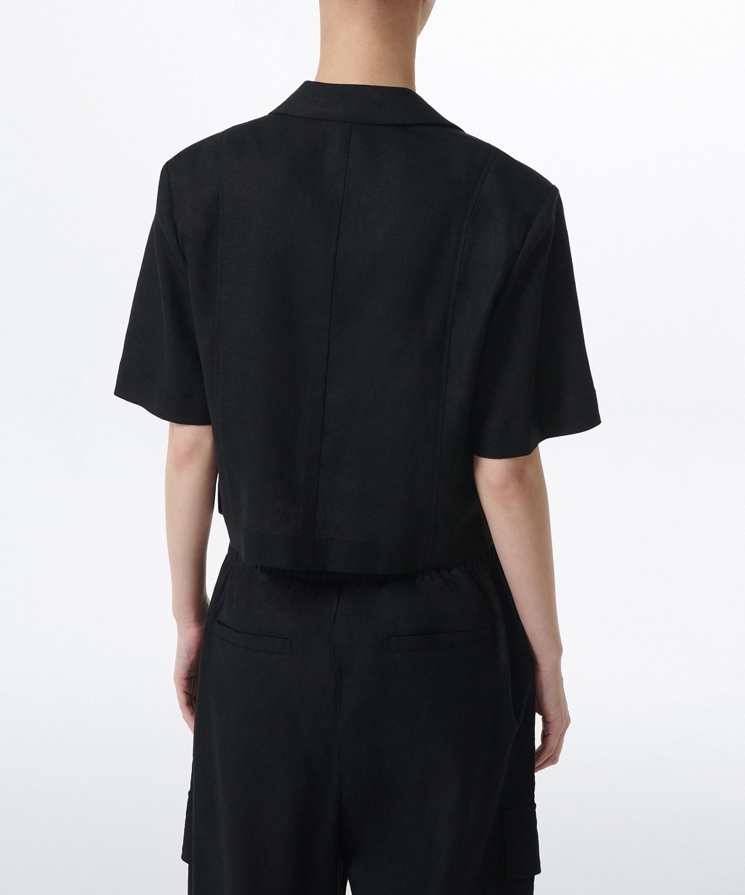 MUSINSA | MUSINSA STANDARD WOMAN Women's Linen Blend Crop