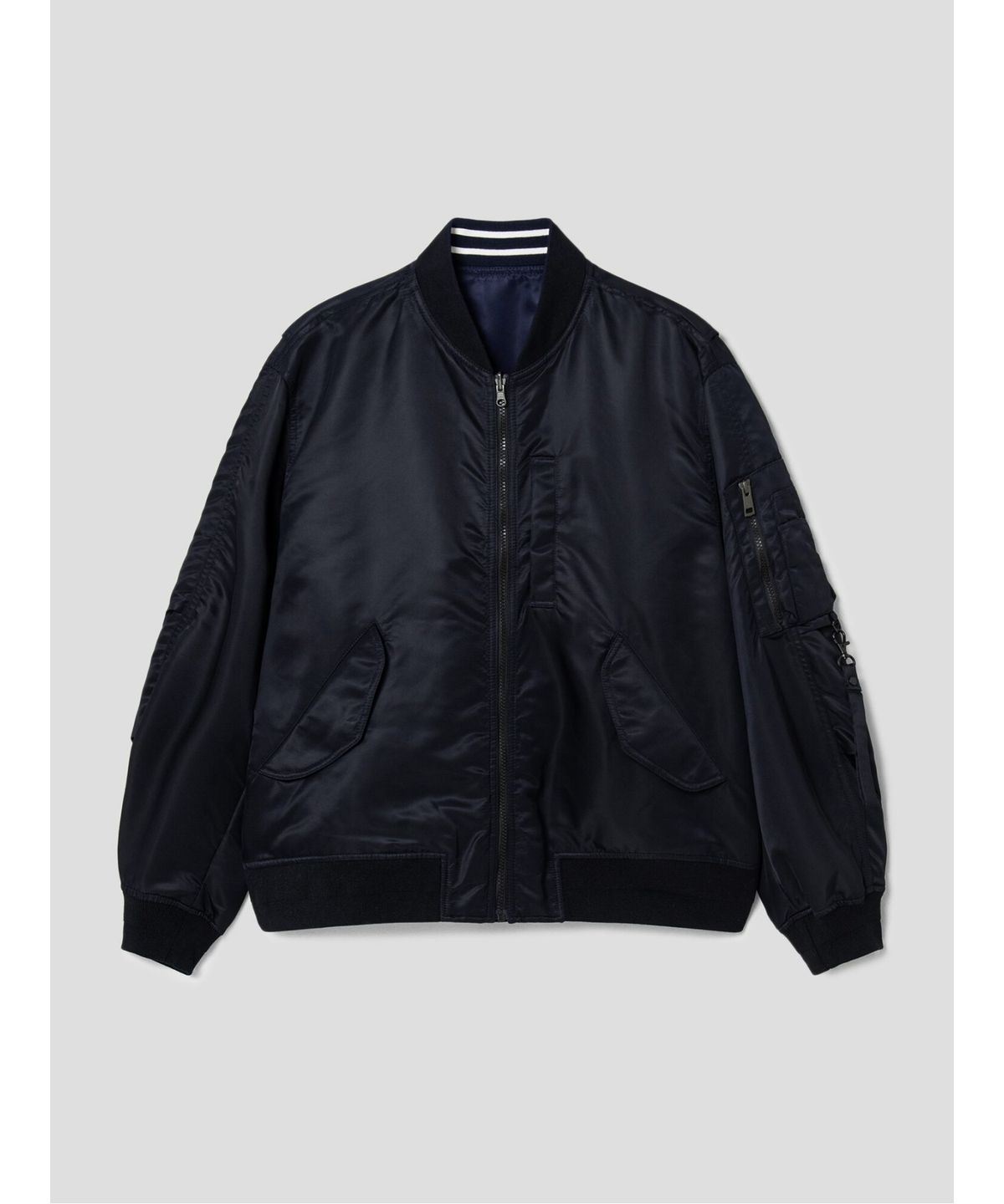 시프트지(SHIFT.G) Reversible Aviator Jumper  Black