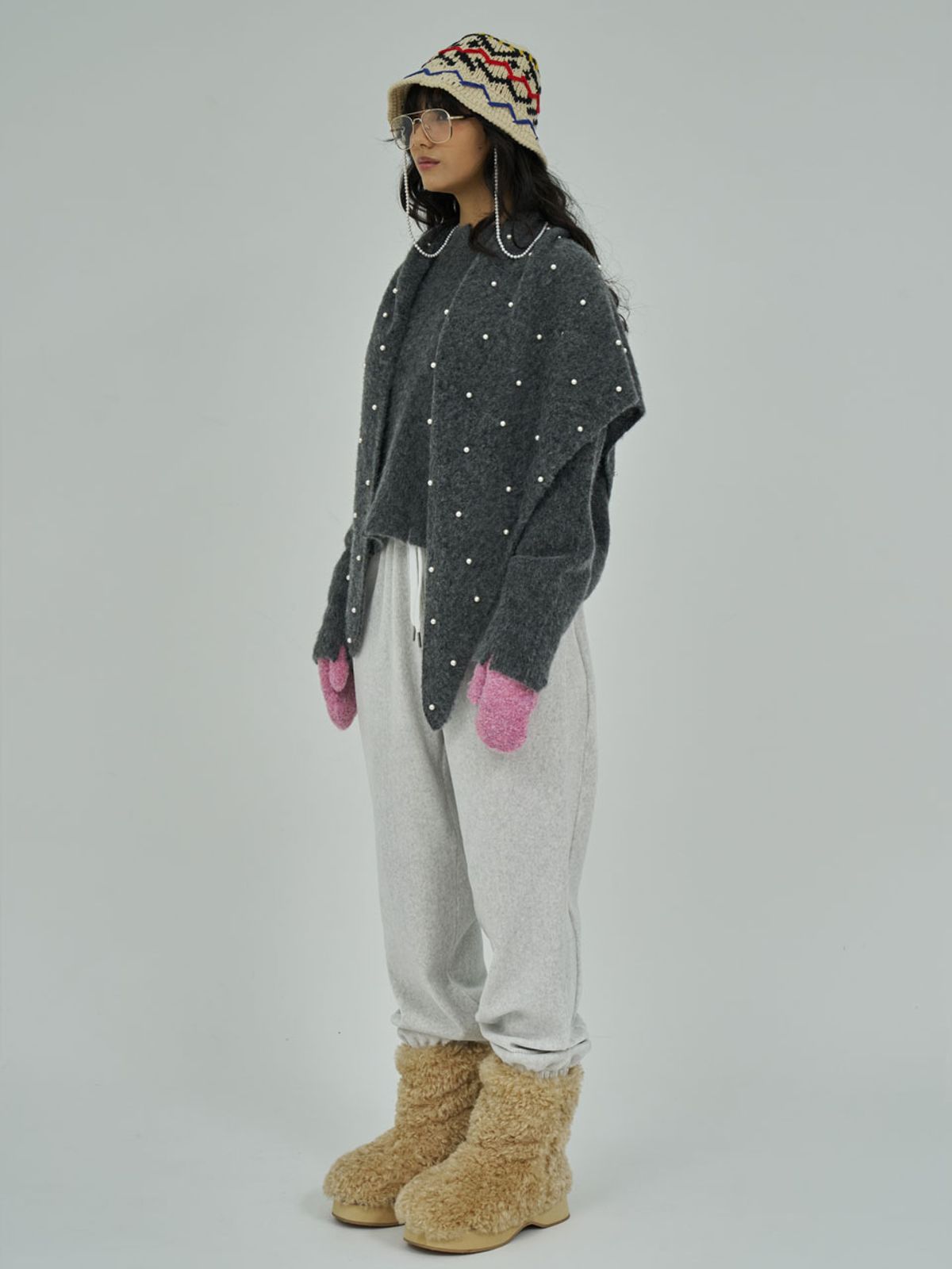 애프터홈파티(AFTER HOME PARTY) modi knit set