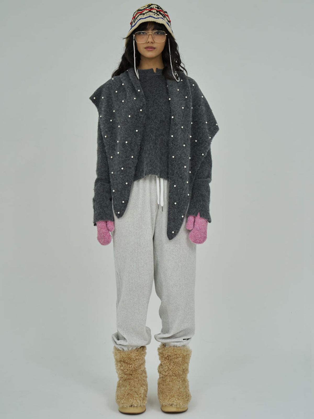 애프터홈파티(AFTER HOME PARTY) modi knit set