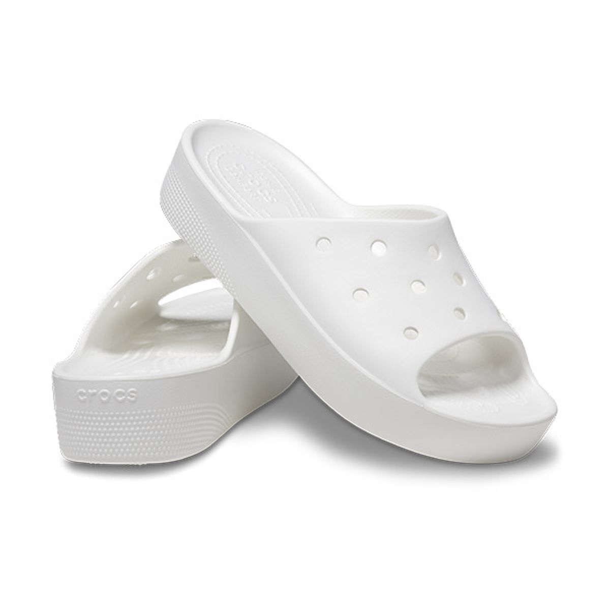 크록스(CROCS) 여성 클래식 플랫폼 슬라이드 WT (24SWSD208180)