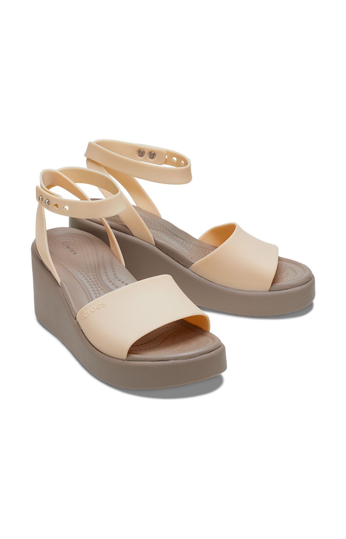 크록스(CROCS) 여성 브루클린 앵클 스트랩 웨지 SHI (24SWSD209406)