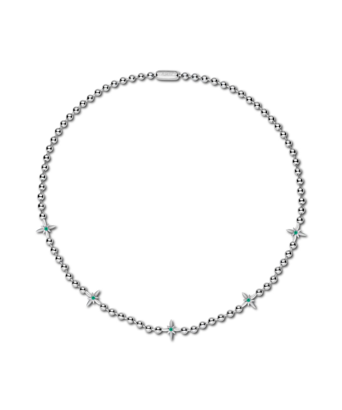 에이지47(AG47) i need. Necklace-15 Five Flowers Ball chains