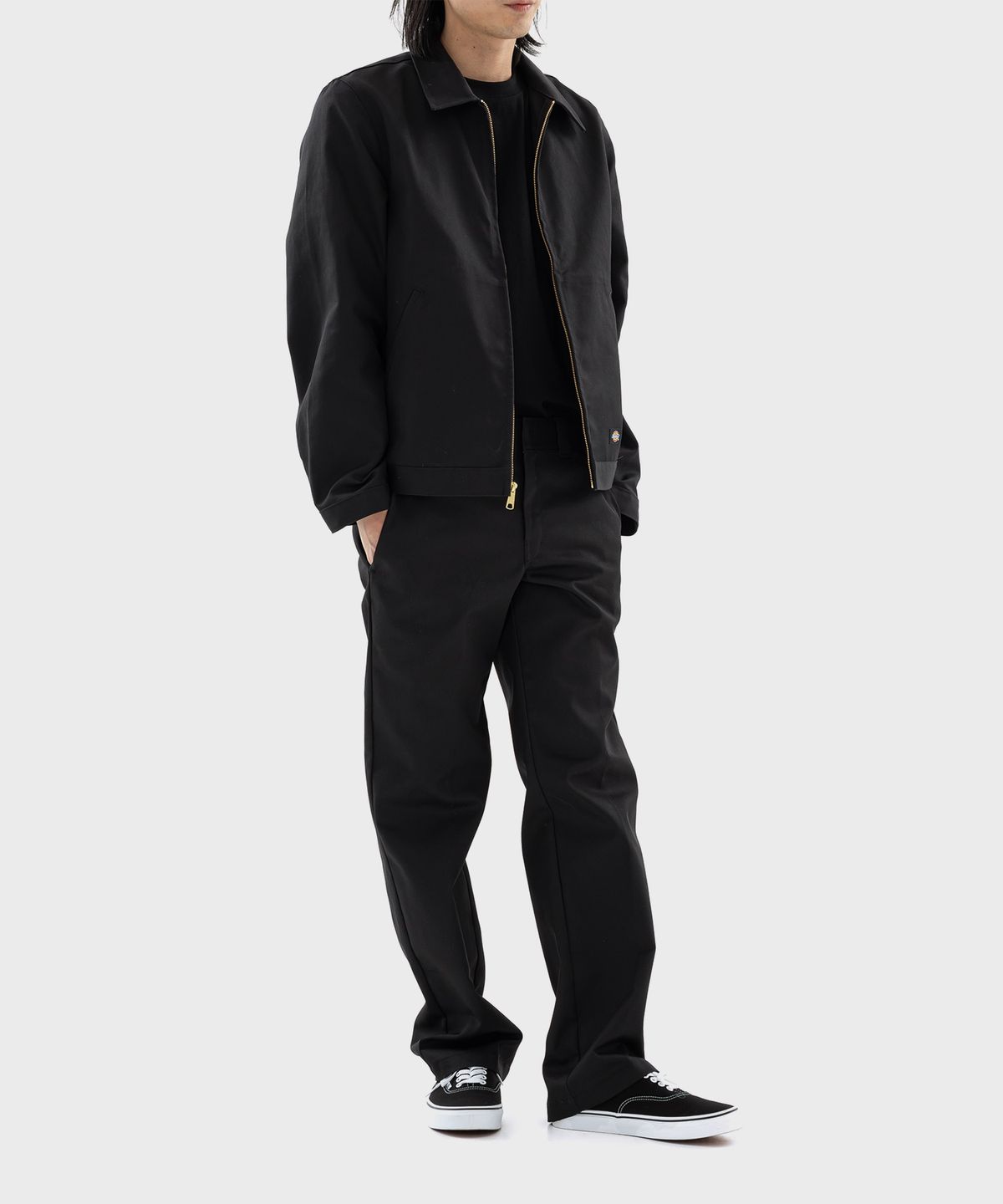 디키즈(DICKIES) 아이젠하워 레귤러핏 재킷 Black
