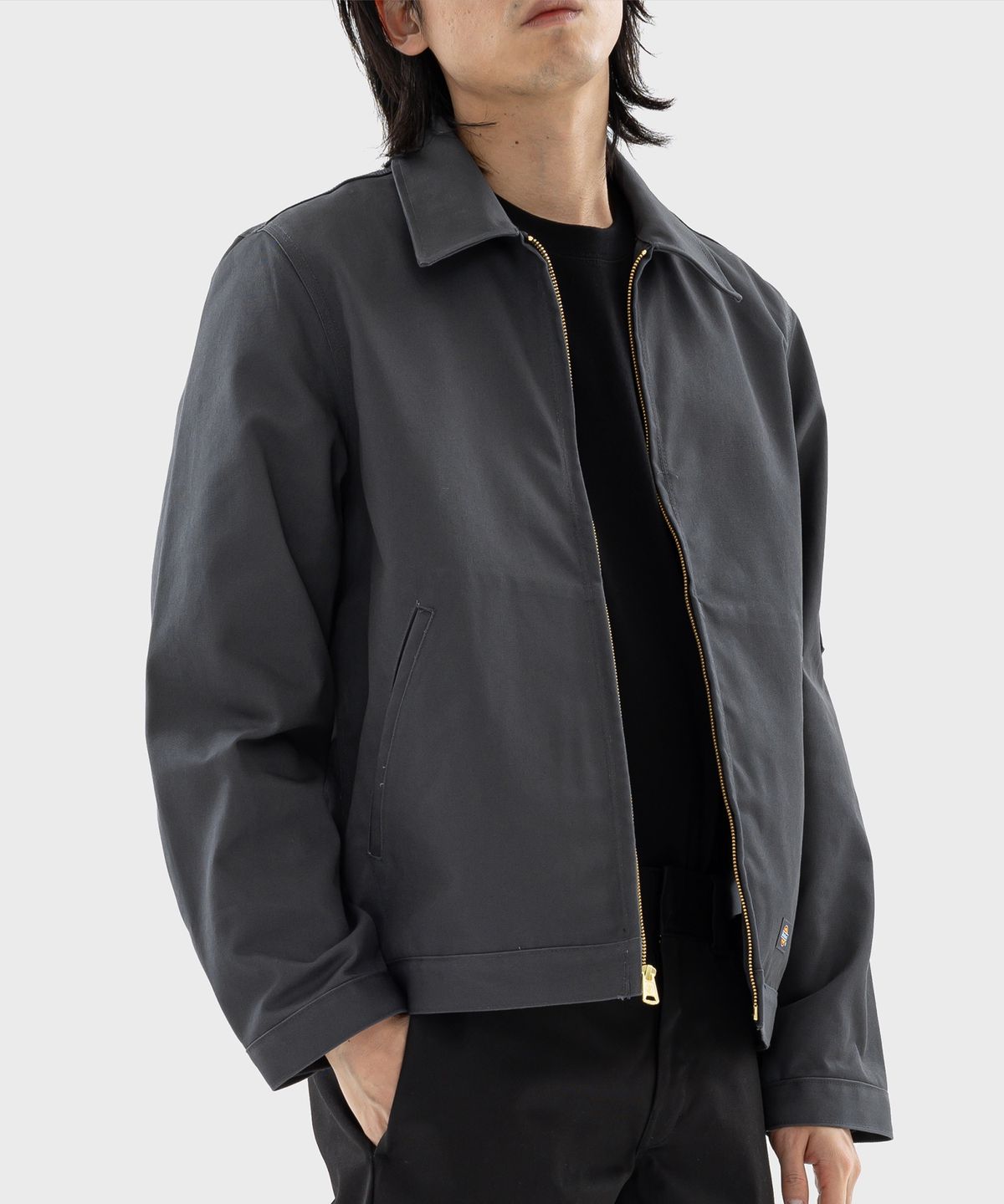디키즈(DICKIES) 아이젠하워 레귤러핏 재킷 Charcoal