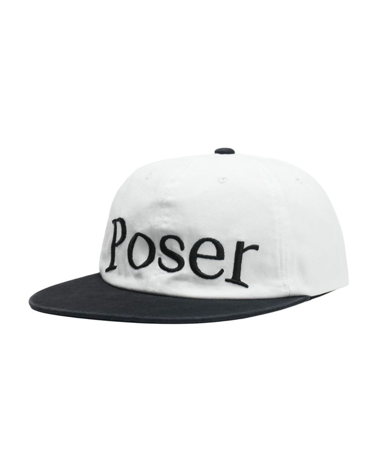 구보(GUVO) Poser Vintage Cap, white&black