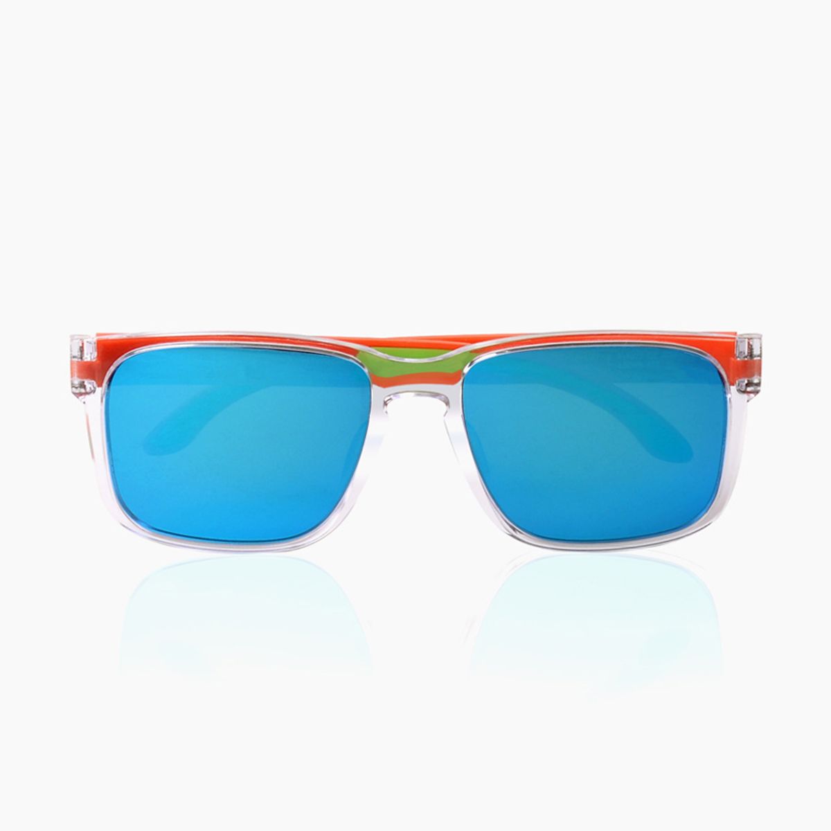 펠리츠(FELIZ) F-1003 C6 (Clear&Orange / DarkBlue Mirror 렌즈)