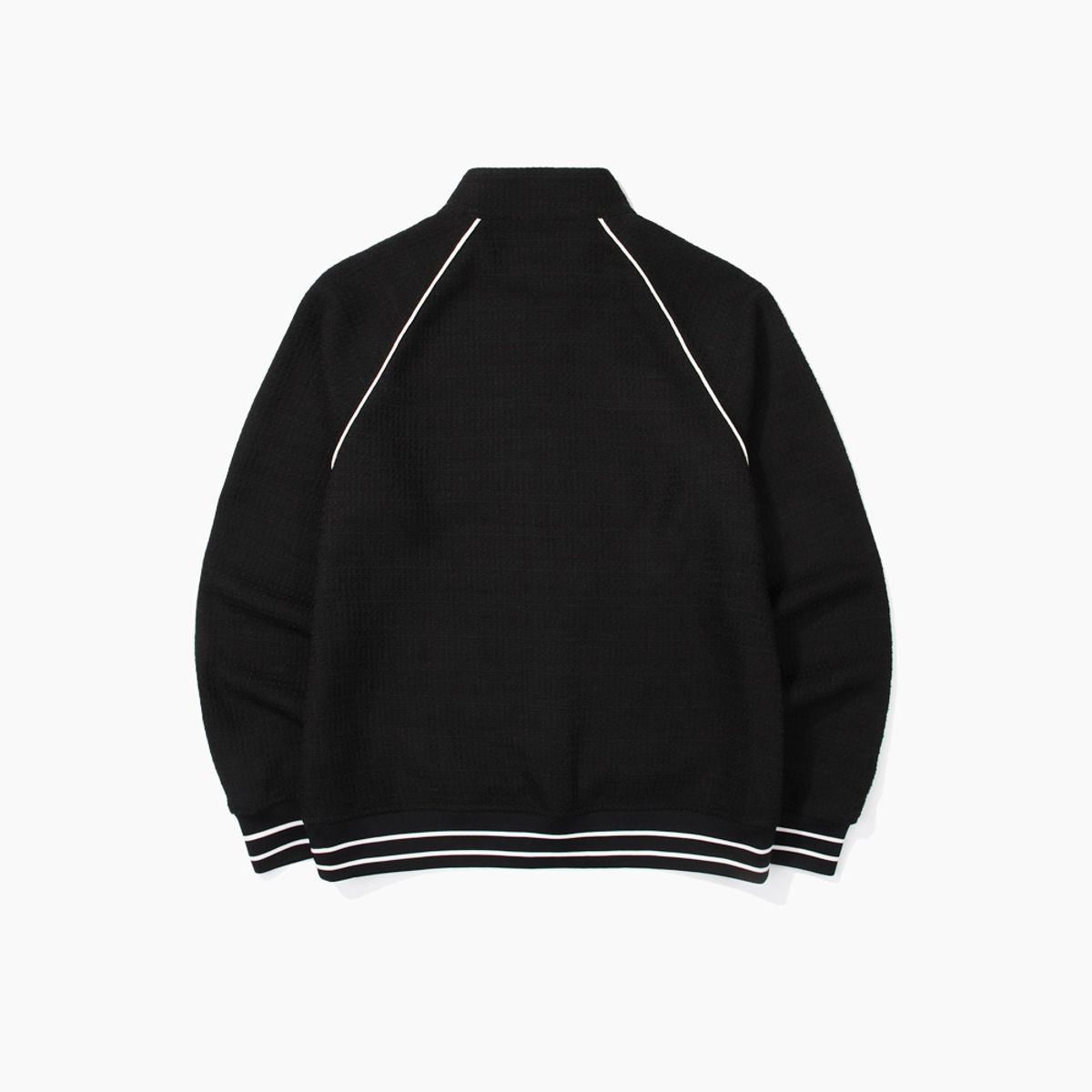 디아도라(diadora) 아티산 트위드 래글런 트랙자켓 BLACK