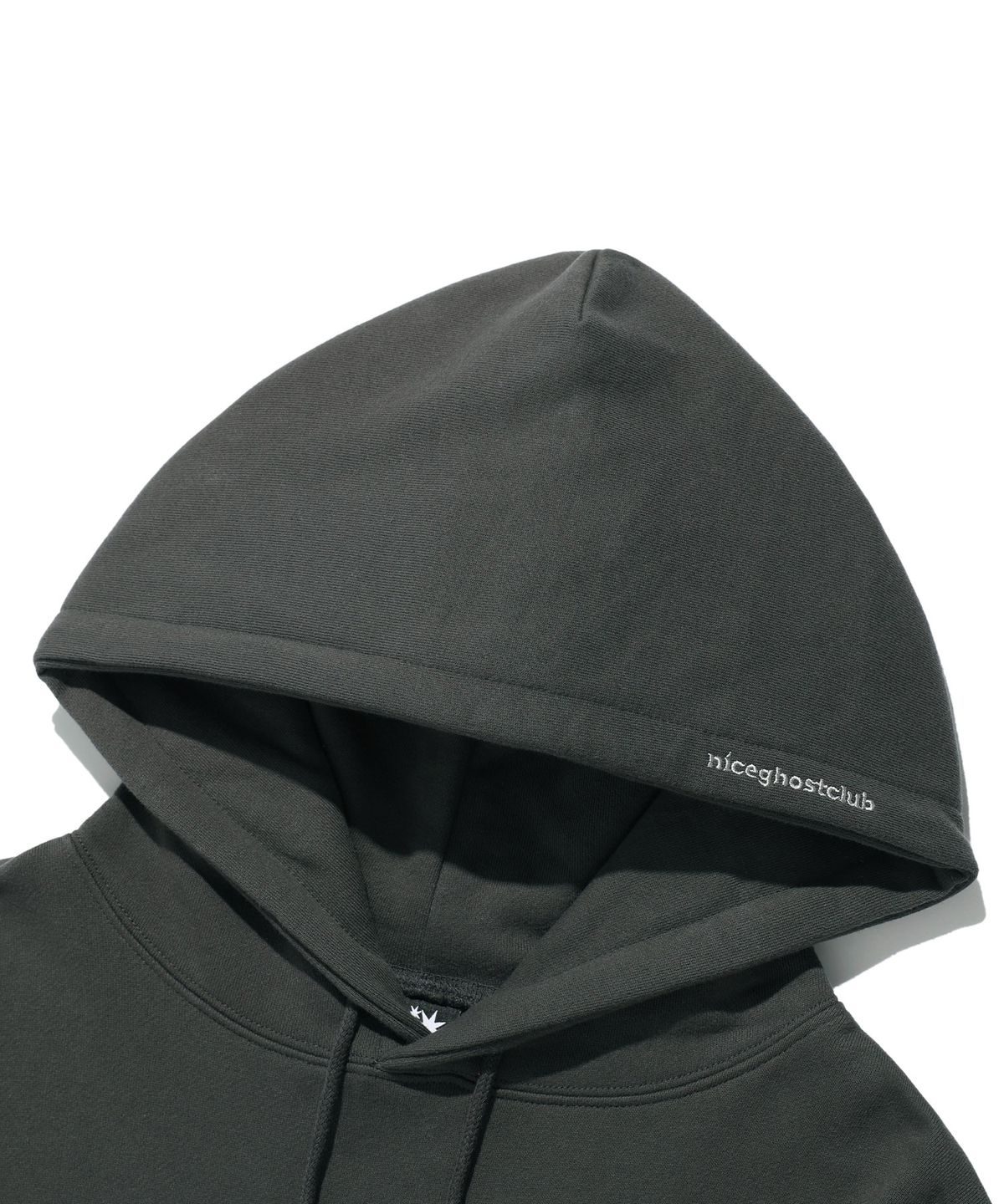 나이스고스트클럽(NICEGHOSTCLUB) BROKEN DREAMS HOODIE_CHARCOAL(NG2ESUM405A)