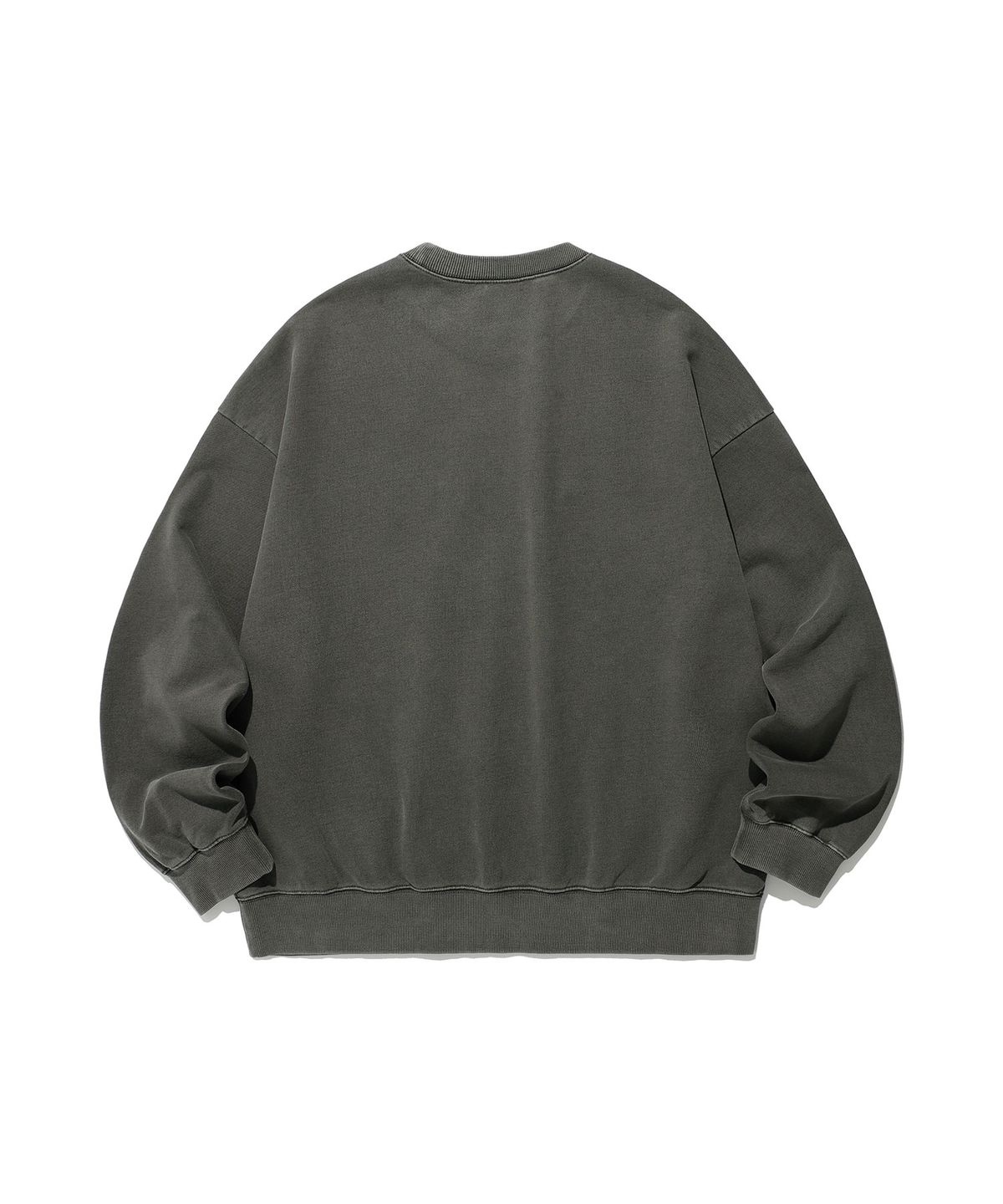 나이스고스트클럽(NICEGHOSTCLUB) STAR SLOGAN PIGMENT SWEATSHIRTS_CHARCOAL(NG2ESUM443A)